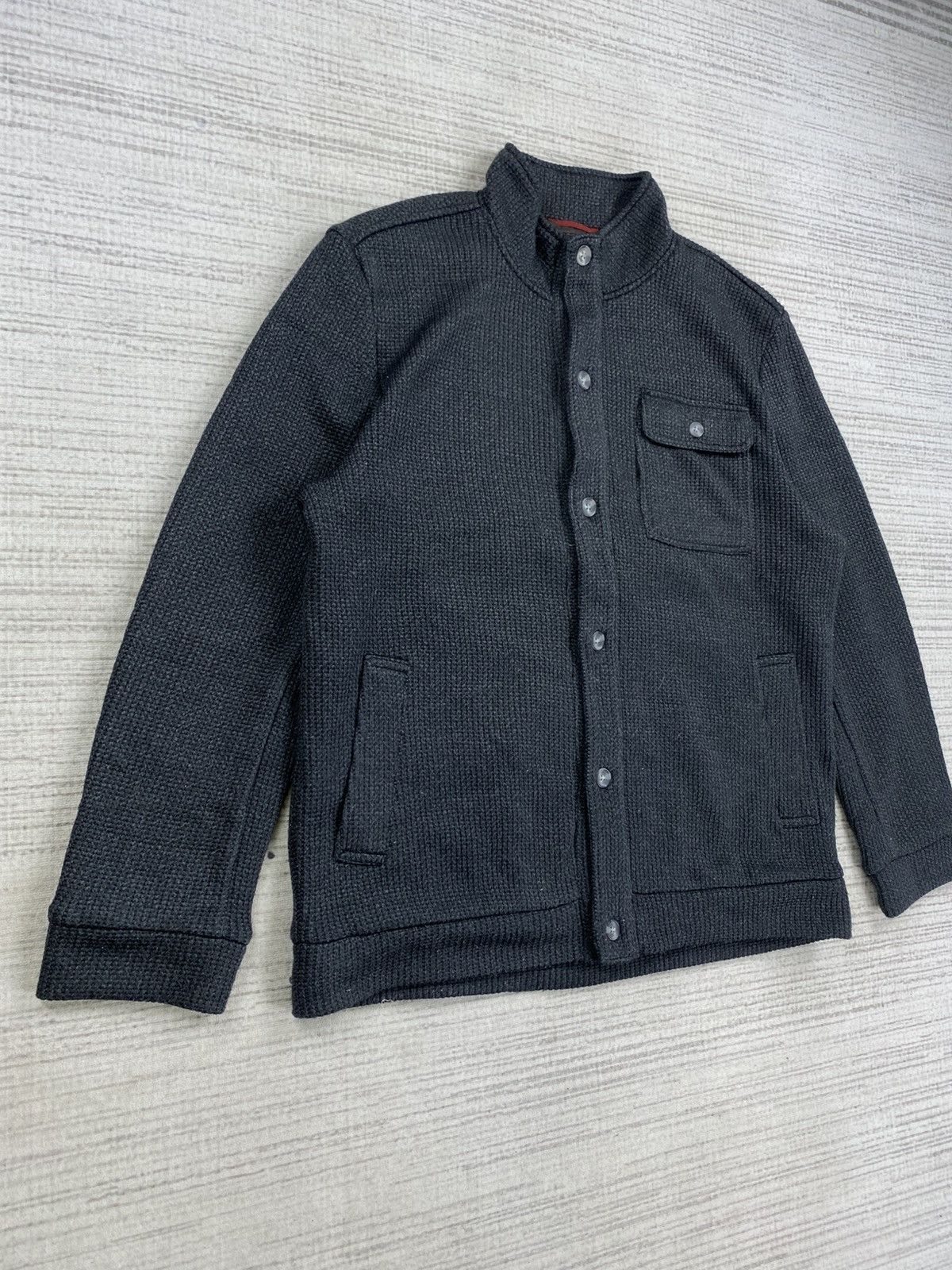 Japanese Brand × Kansai Yamamoto Vintage 90s Kansai Yamamoto Homme Buttoned Knit Jacket Size US XL / EU 56 / 4 - 3 Thumbnail