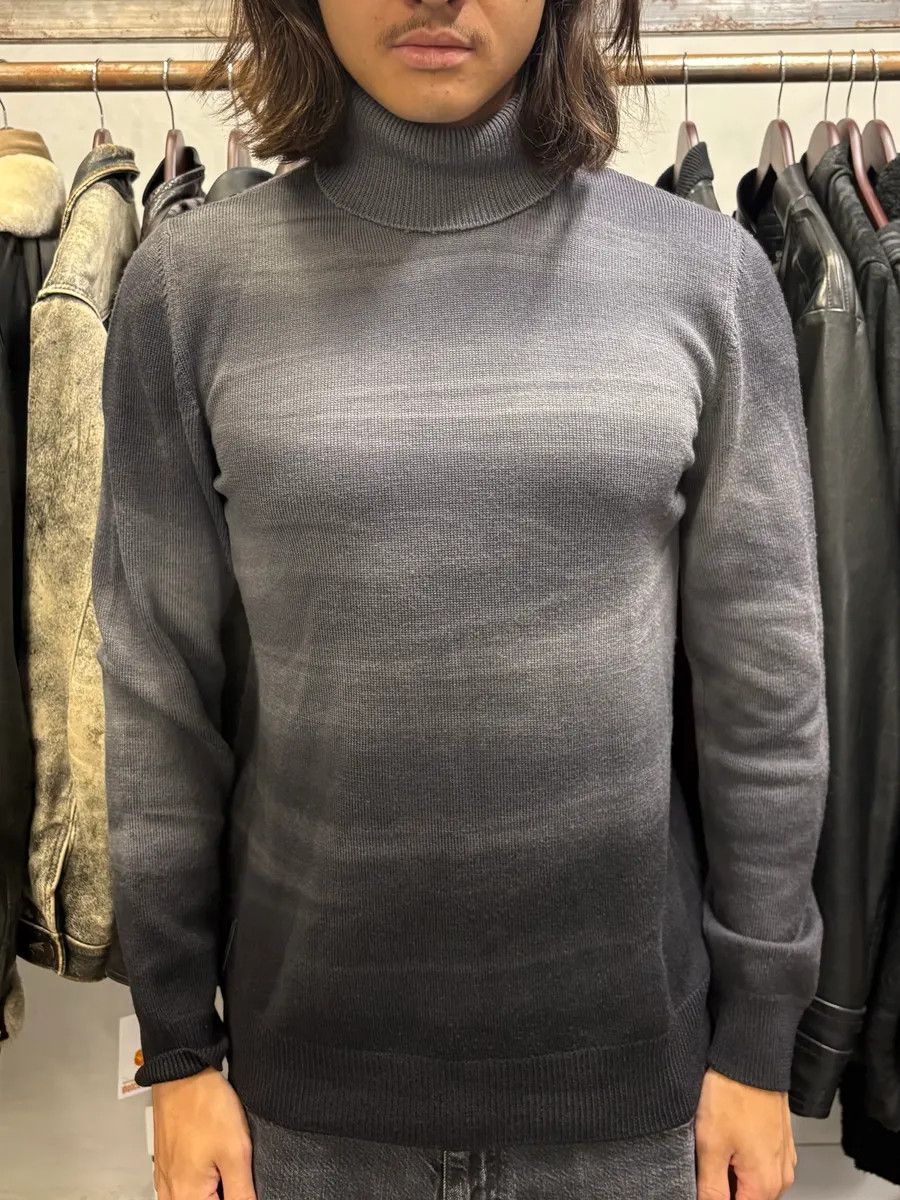 Prada 2000s Prada Faded Grey Turtleneck Size US M / EU 48-50 / 2 - 2 Thumbnail