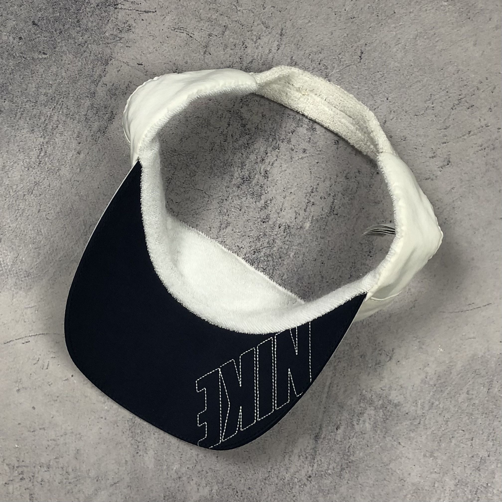 Nike Y2K Nike Swoosh Visor Cap Size ONE SIZE - 4 Thumbnail