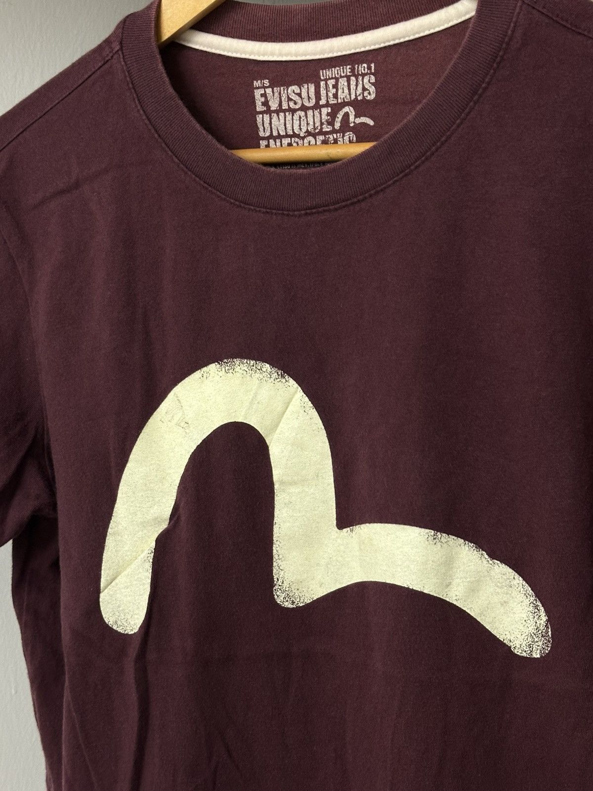 Evisu Evisu Og Logo Maroon T-Shirt Size US S / EU 44-46 / 1 - 3 Thumbnail
