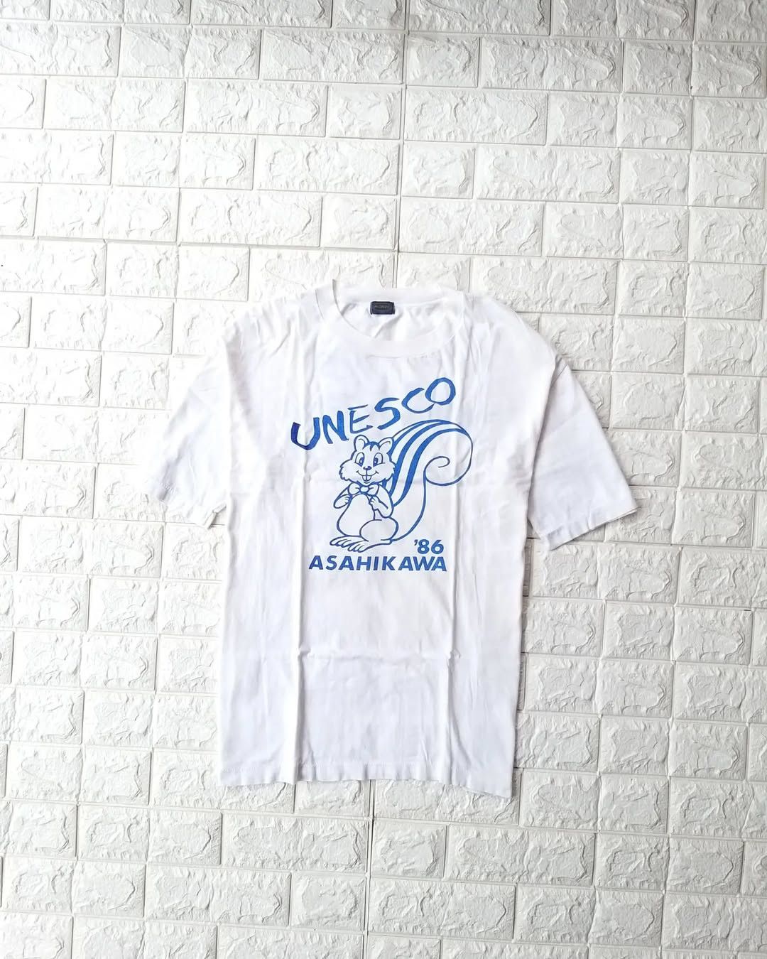 Vintage Extremely Rare Vintage 80s UNESCO Tshirt Size US L / EU 52-54 / 3 - 1 Thumbnail