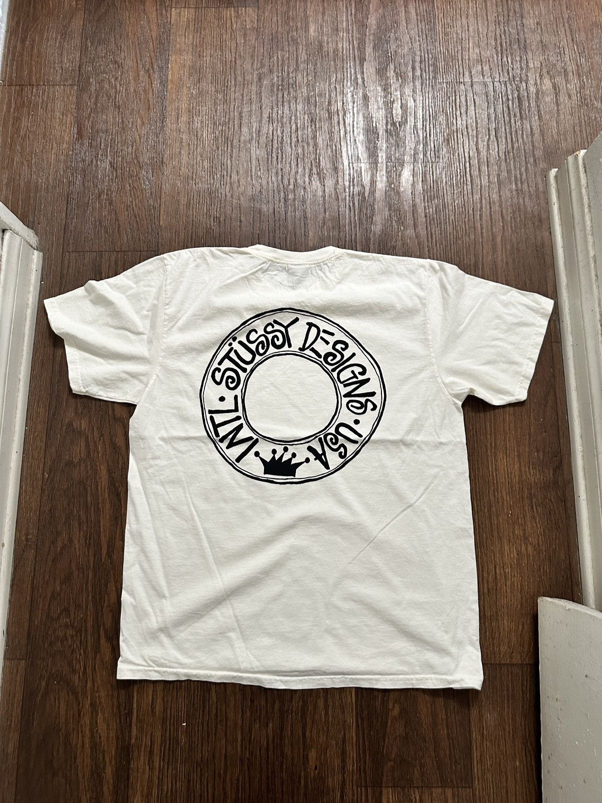 Stussy White Blank Stussy Design Tee Size US M / EU 48-50 / 2 - 3 Thumbnail
