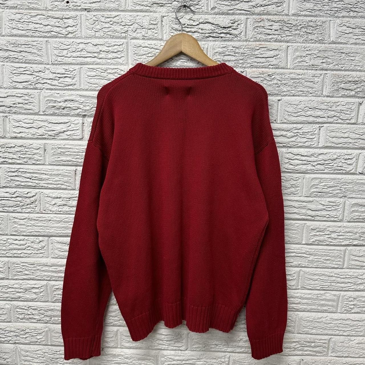 Eddie Bauer Vintage Eddie Bauer Red Cable Knit Sweater Men’s Large Size US L / EU 52-54 / 3 - 3 Thumbnail