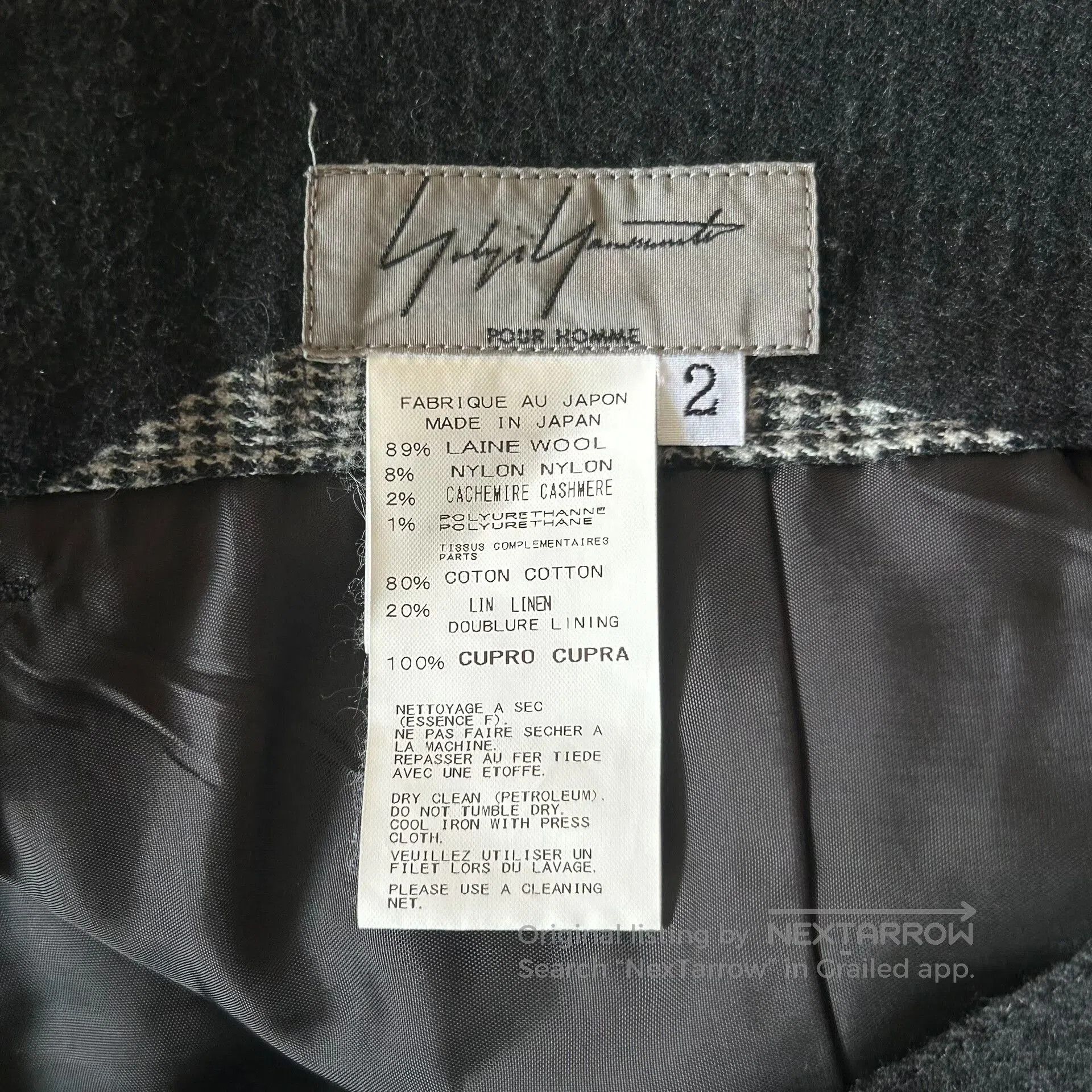Yohji Yamamoto Yohji Yamamoto Wide. Size US 27 - 8 Thumbnail