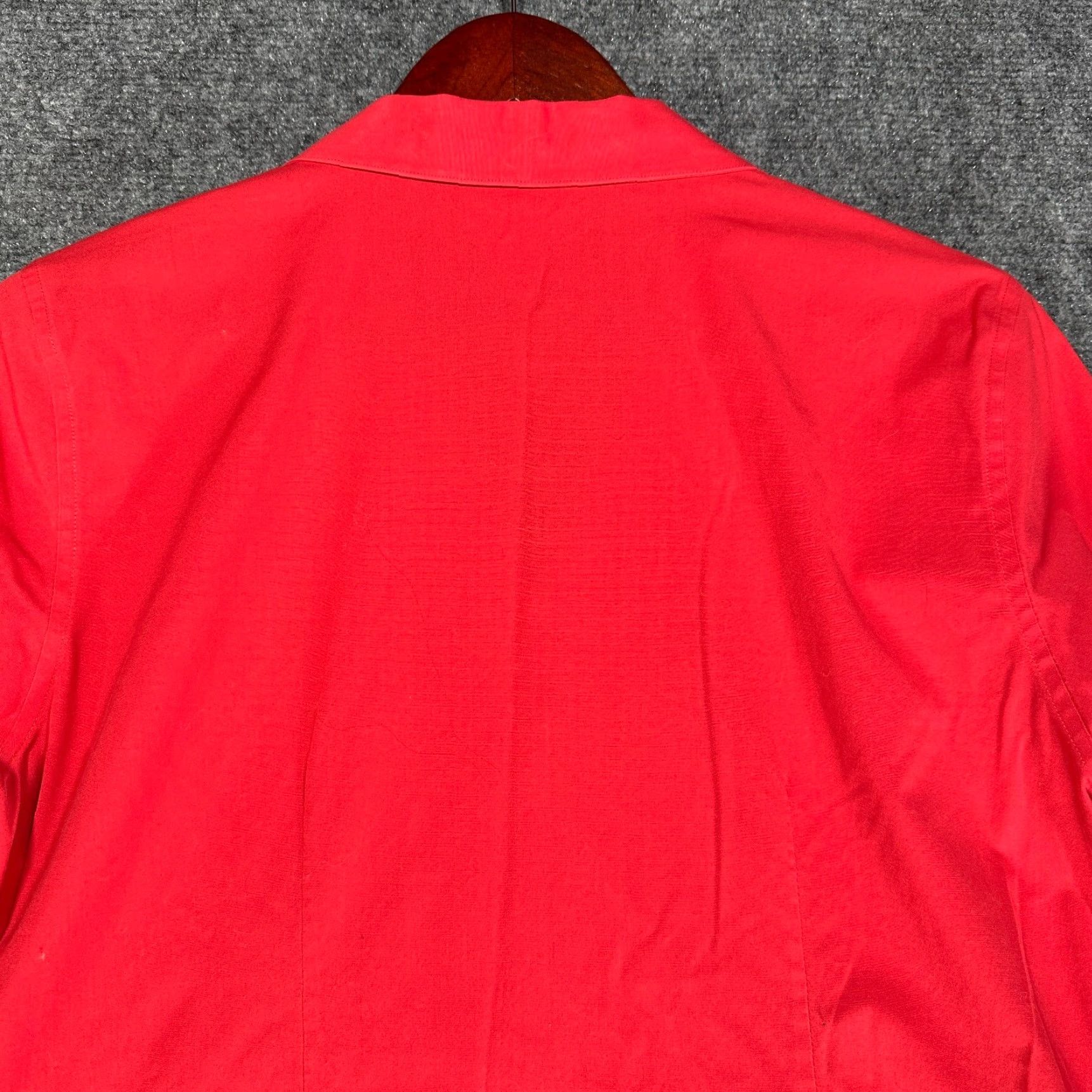 Talbots Talbots Shirt Womens 10 Red Cotton Stretch Button Up Blouse Wrinkle Resistant Size L / US 10 / IT 46 - 8 Thumbnail