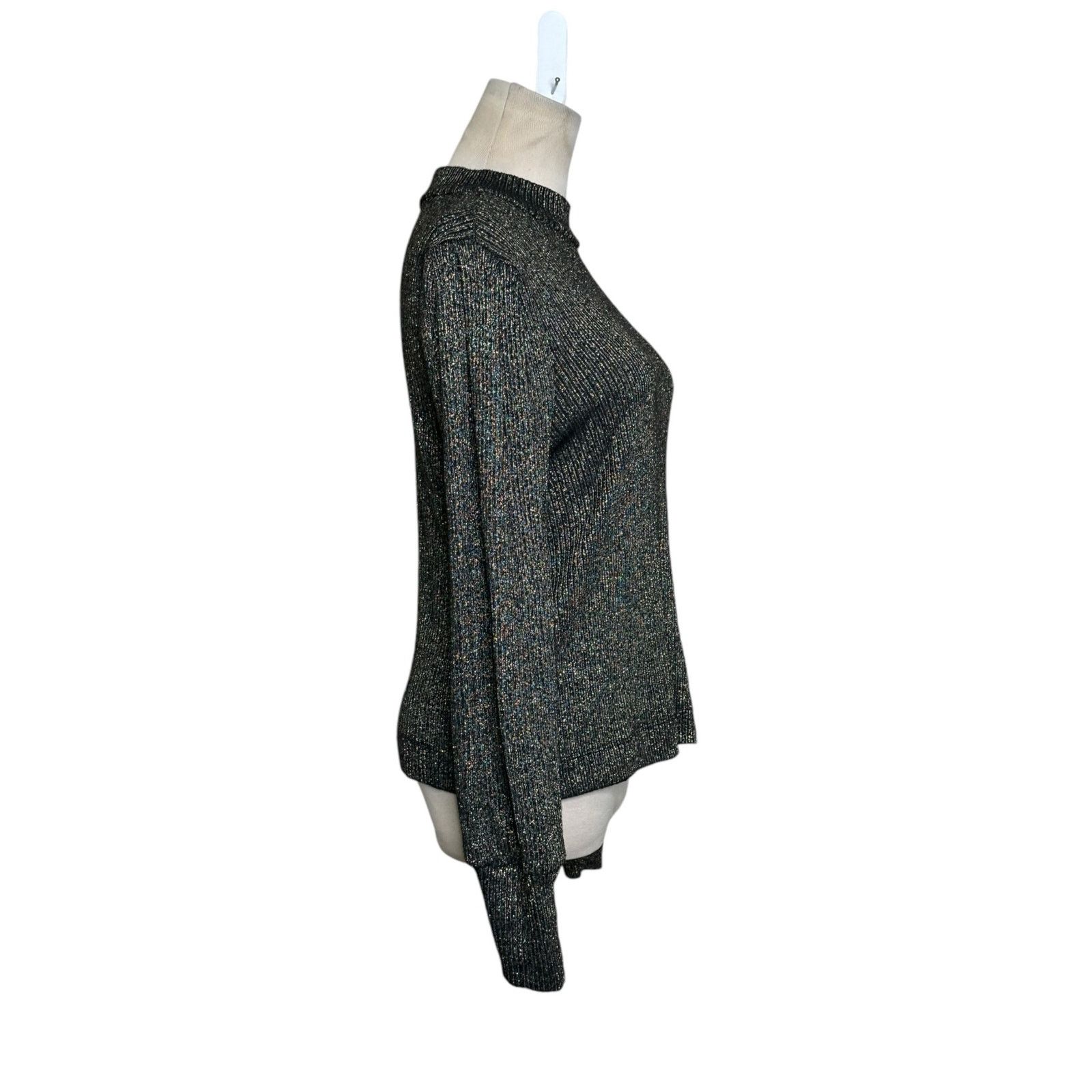 Loft Loft black long sleeves sweater size Small Size S / US 4 / IT 40 - 11 Thumbnail