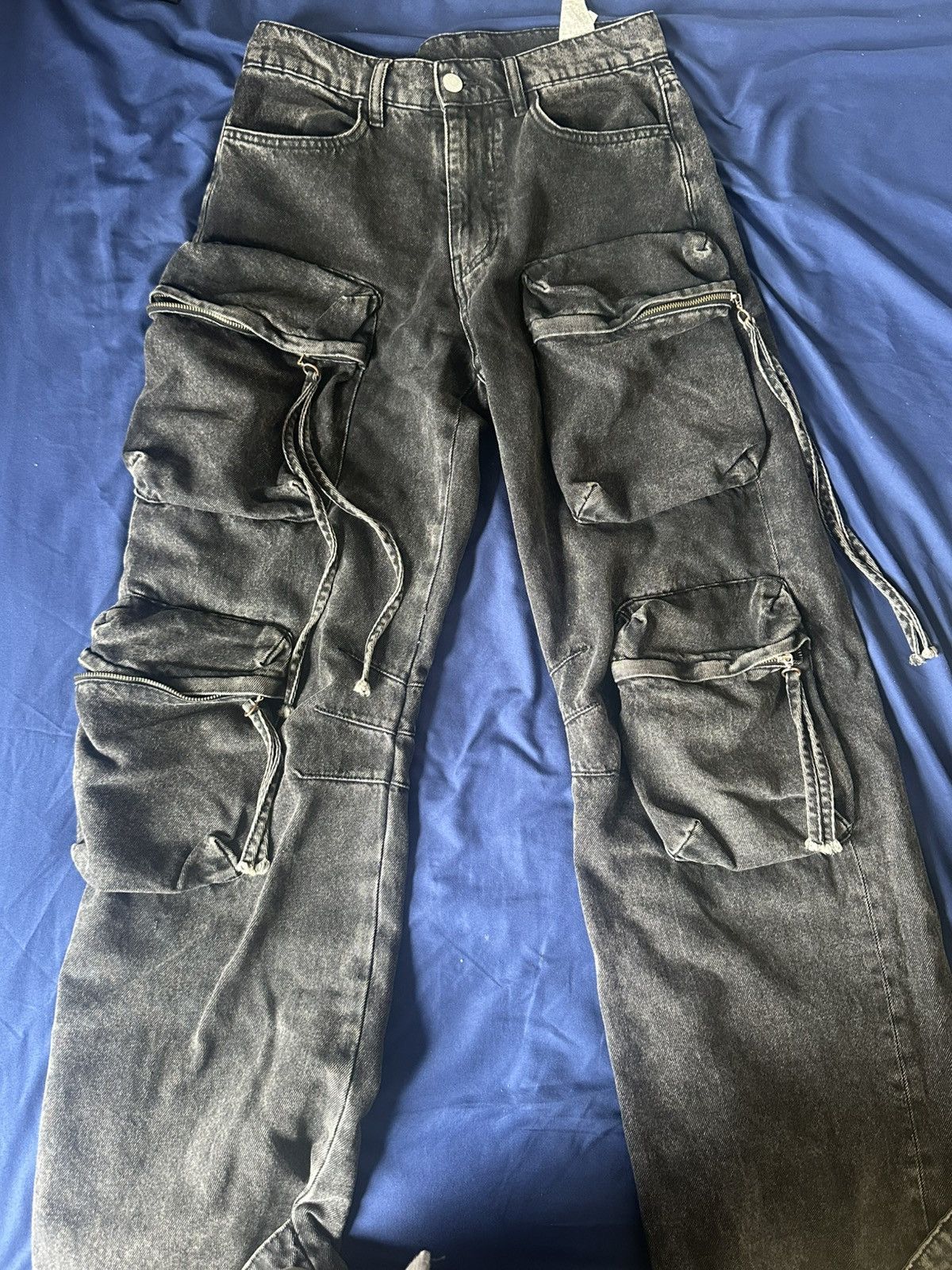 Zara Utility Pocket Jeans Size US 29 - 1 Thumbnail