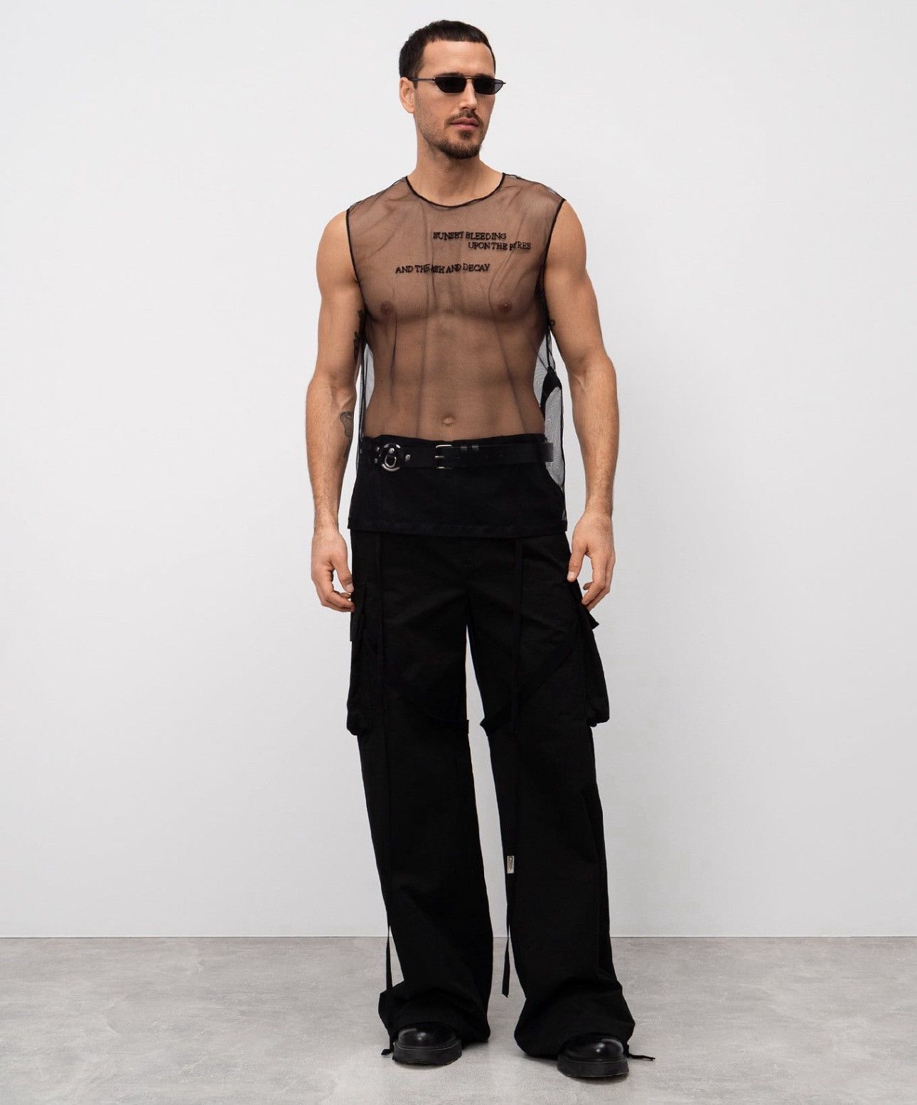 Ann Demeulemeester Ann Demeulemeester Mesh Ysewijn Top Size US L / EU 52-54 / 3 - 2 Thumbnail