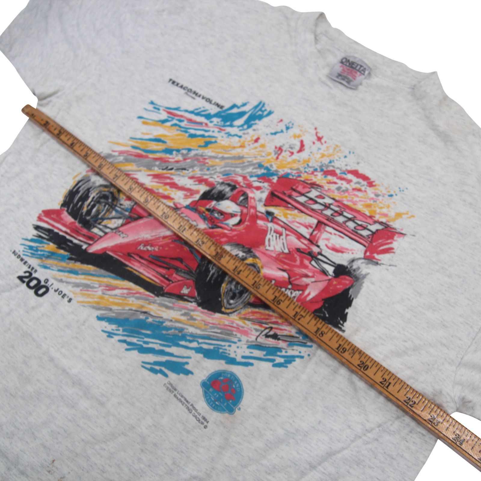 Budweiser × Vintage Vintage Budweiser G.I. Joe 200 Indie Racing Graphic T Shirt Size US XL / EU 56 / 4 - 6 Thumbnail