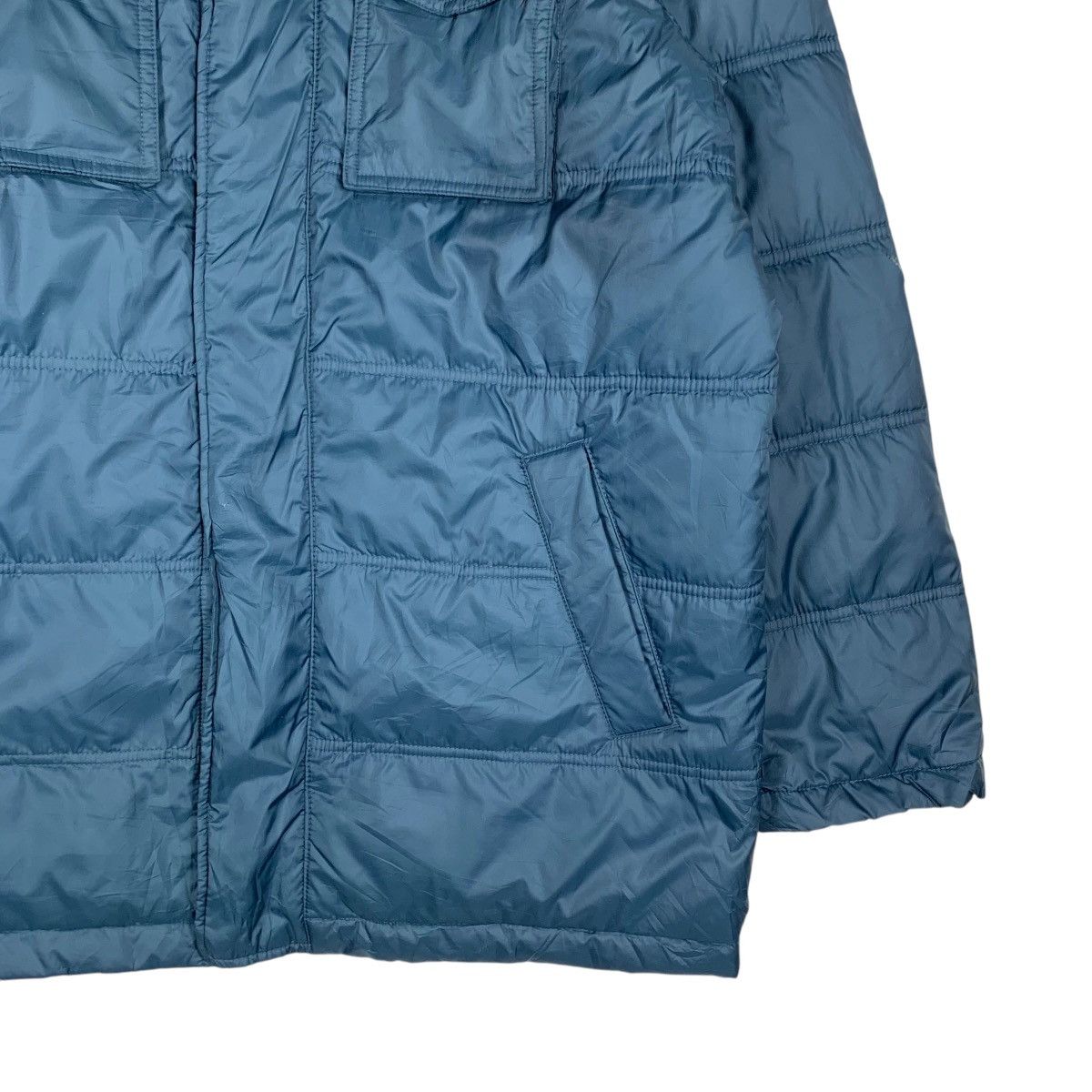 Japanese Brand CROCODILE Blue Puffer Jacket Down Jacket #1527-C68 Size US L / EU 52-54 / 3 - 4 Thumbnail