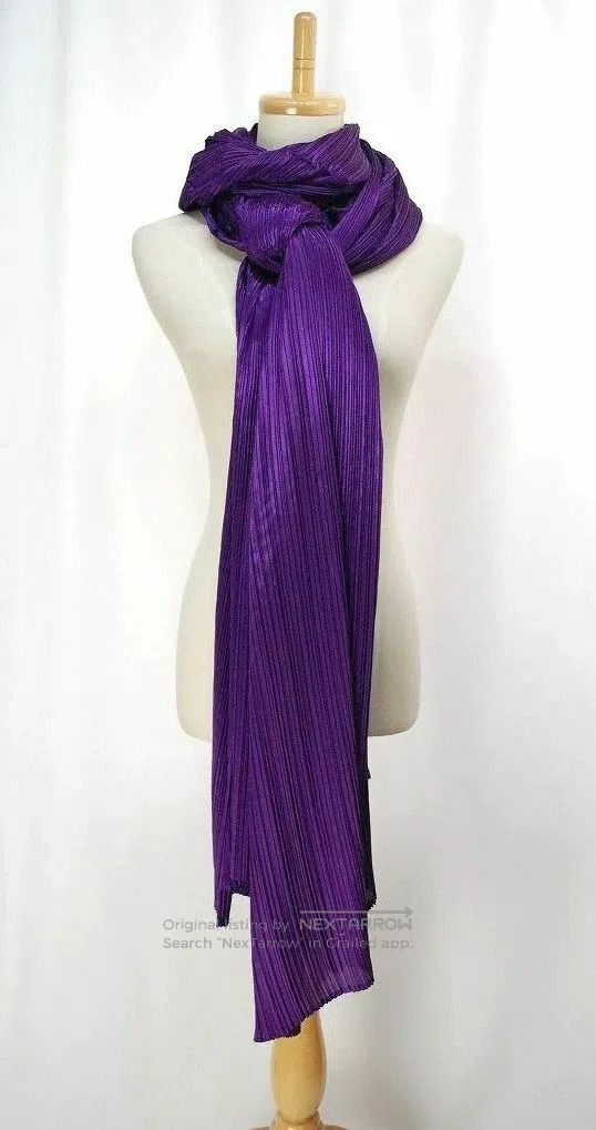 Issey Miyake Issey Miyake size:one size Purple Cloud Cape Shawl Scarf E Size XXS / US 00 / IT 34 - 2 Thumbnail