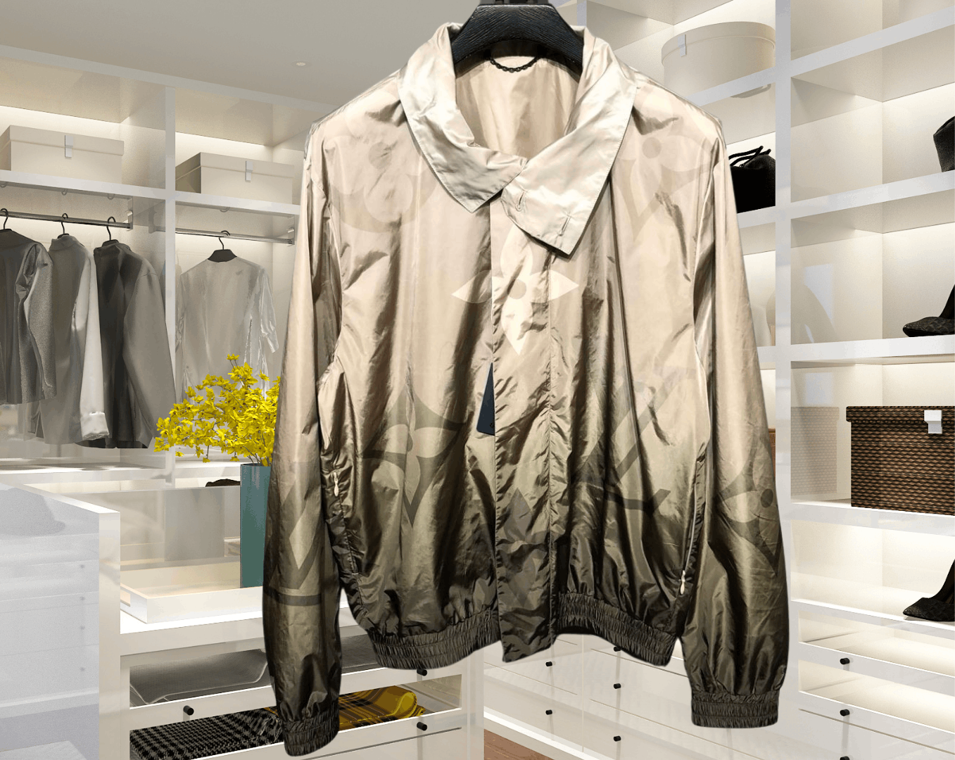 Louis Vuitton Louis Vuitton Monogram Light Nylon Windbreaker Jacket. IT50 Size US L / EU 52-54 / 3 - 1 Thumbnail