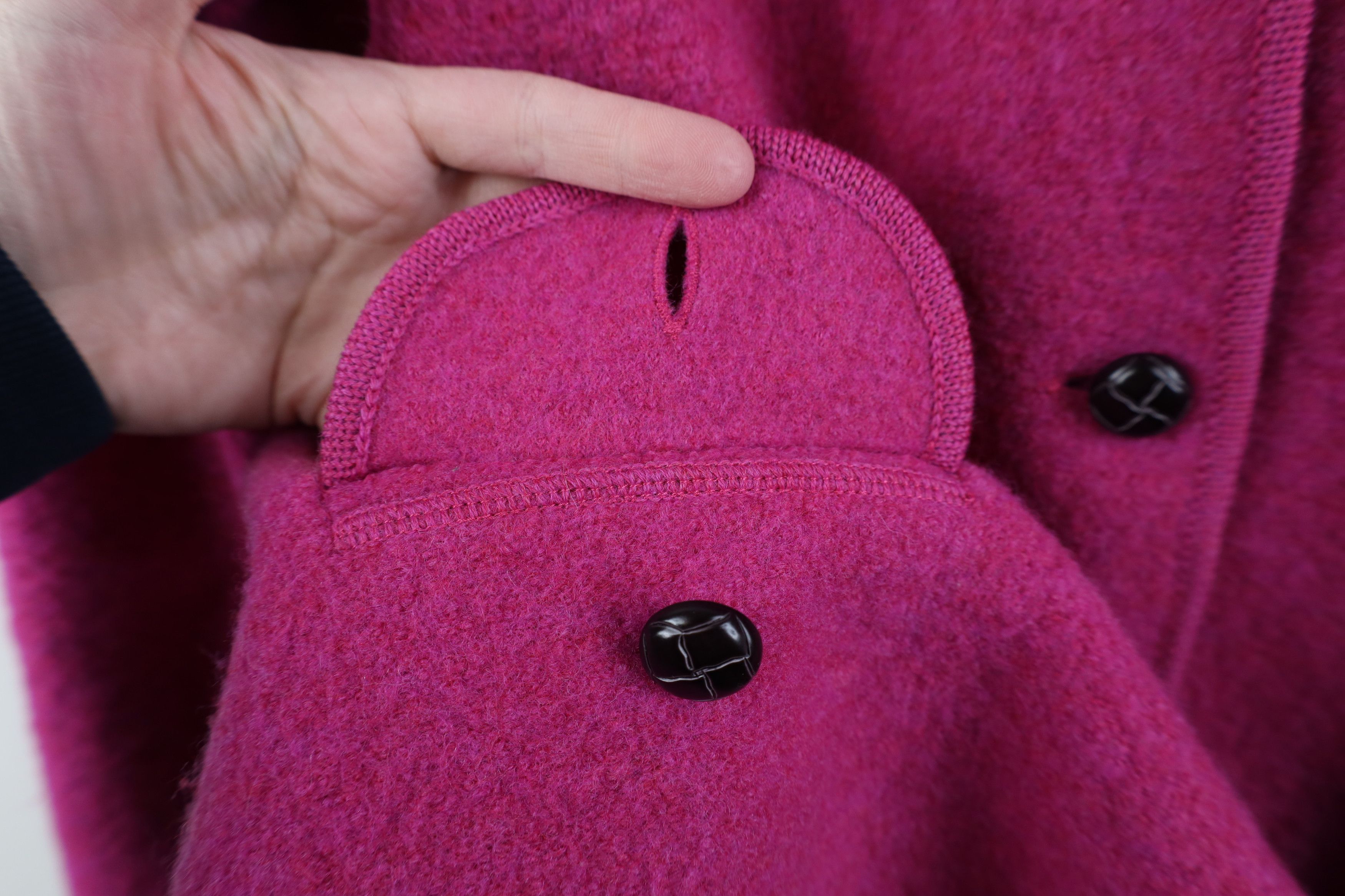 Lands' End Vintage Lands End Wool Button Blazer Sweater Jacket Jac Pink Size XL / US 12-14 / IT 48-50 - 5 Thumbnail