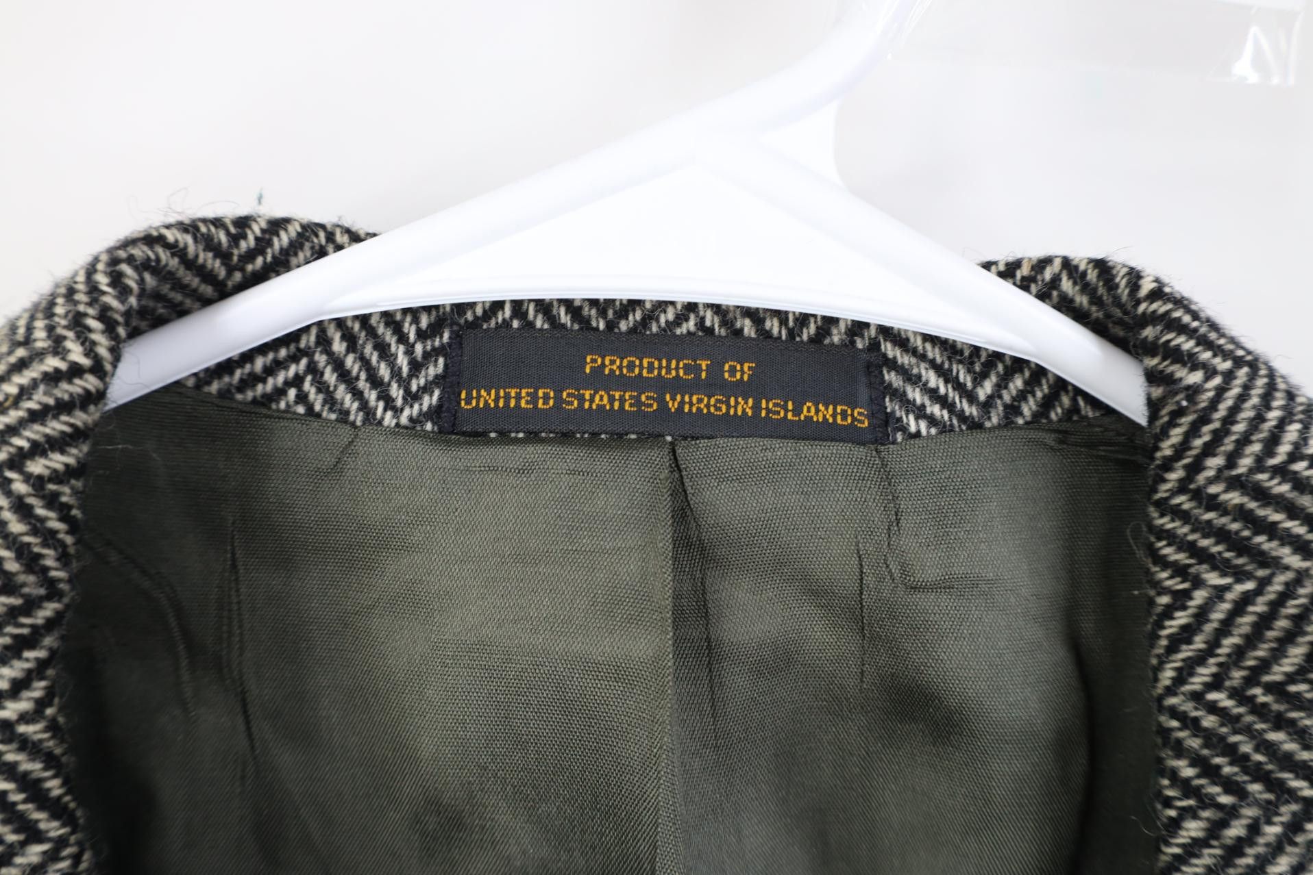 Vintage Vintage 90s Streetwear Herringbone Suit Coat Blazer Jacket Size US XL / EU 56 / 4 - 8 Thumbnail