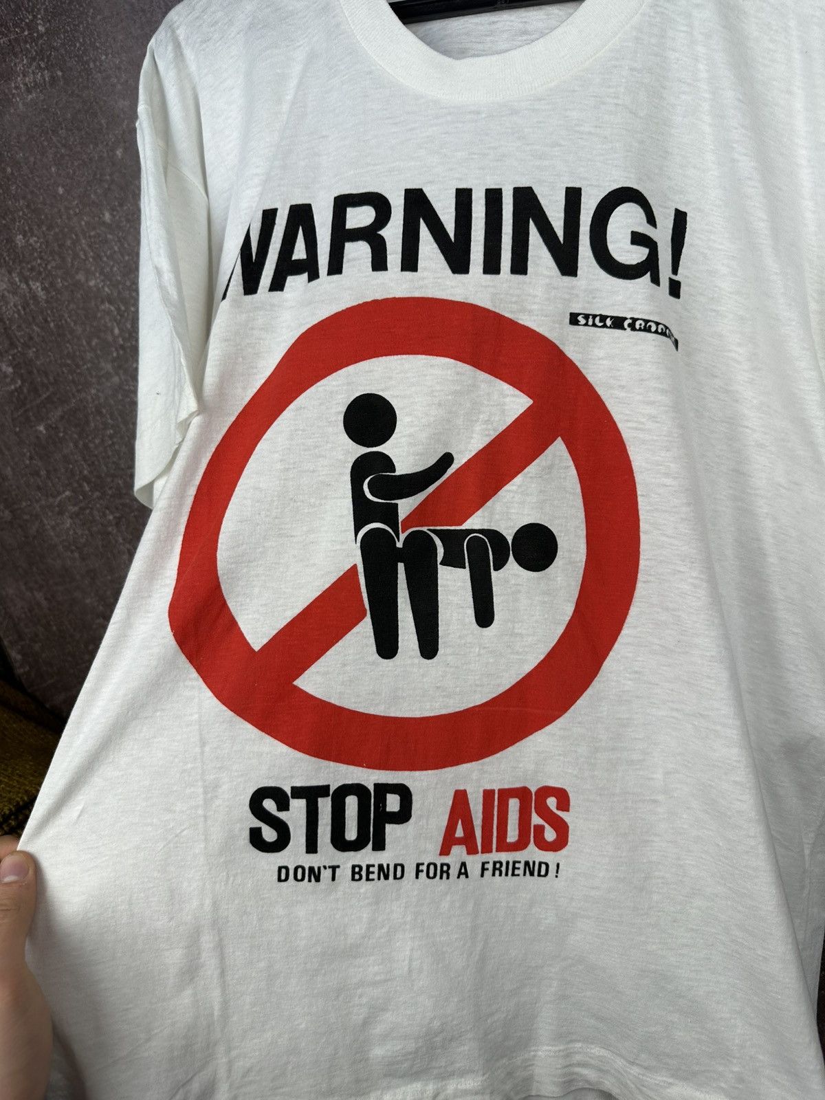 Sex Skateboards Crazy vintage Y2K PornHub sex funny stop aids tee rare shirt Size US S / EU 44-46 / 1 - 2 Thumbnail