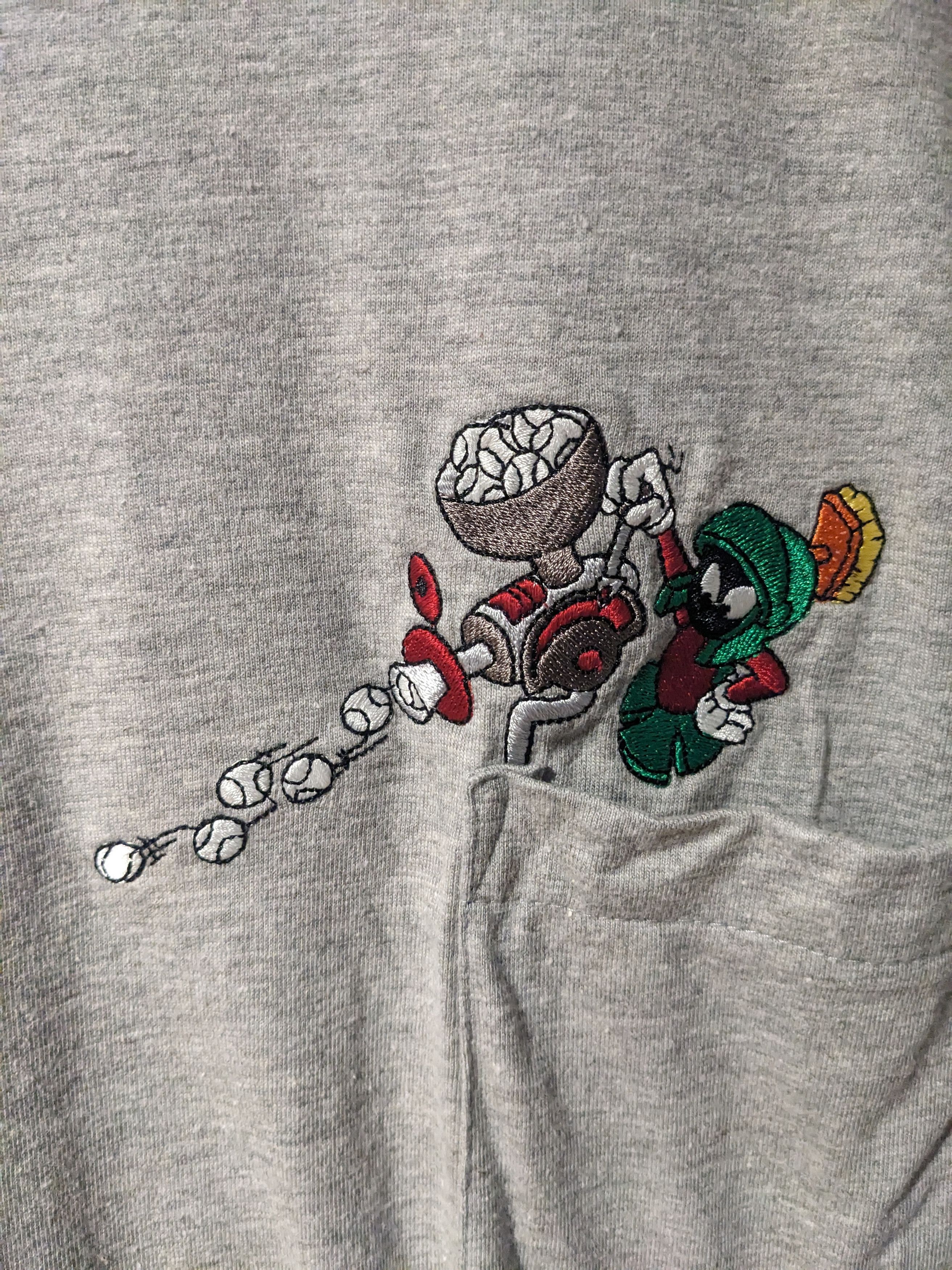 Cartoon Network Vintage 1999 Looney Tunes Marvin the Martian Daffy T-Shirt Size US XXL / EU 58 / 5 - 3 Thumbnail