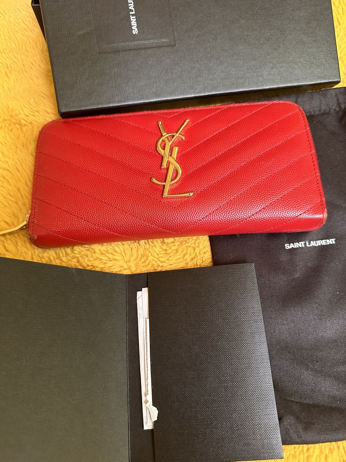Yves Saint Laurent Saint Laurent YSL wallet Size ONE SIZE - 5 Thumbnail