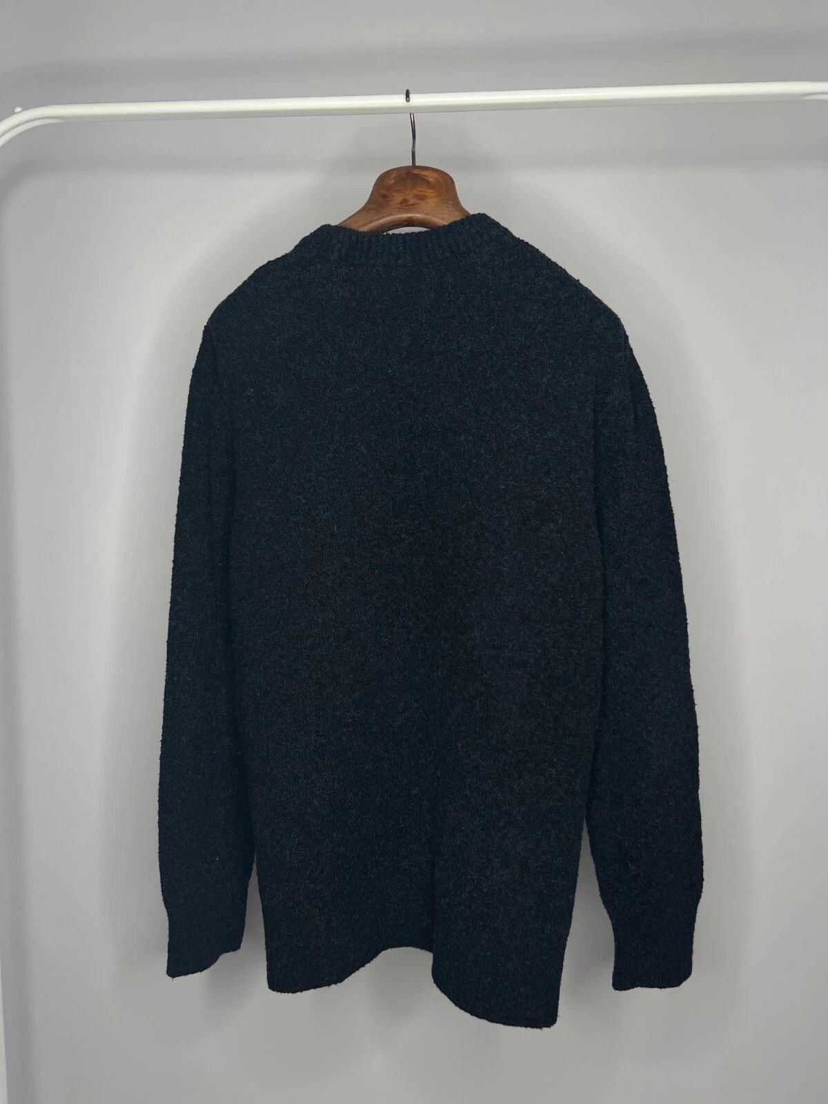 Allsaints Allsaints Hane Crew Neck Dark Grey Sweater Oversized Fit Size US M / EU 48-50 / 2 - 8 Thumbnail