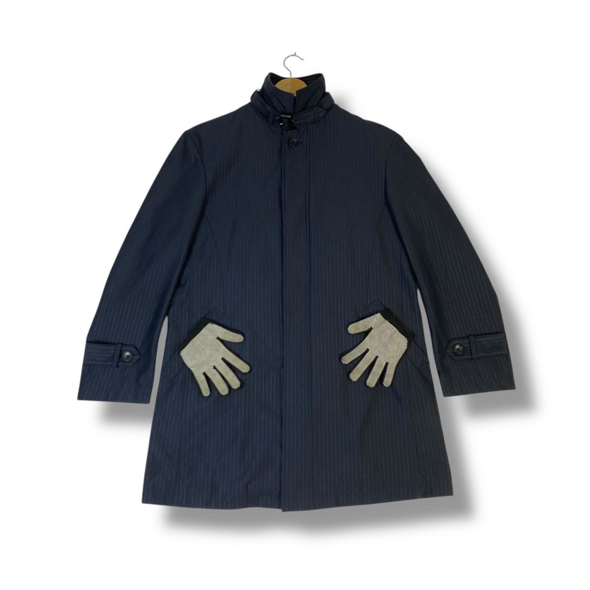 Armoire D'Homme 🇯🇵 D'HOMME A HOMME STRIPES LONG JACKET Size US L / EU 52-54 / 3 - 1 Thumbnail