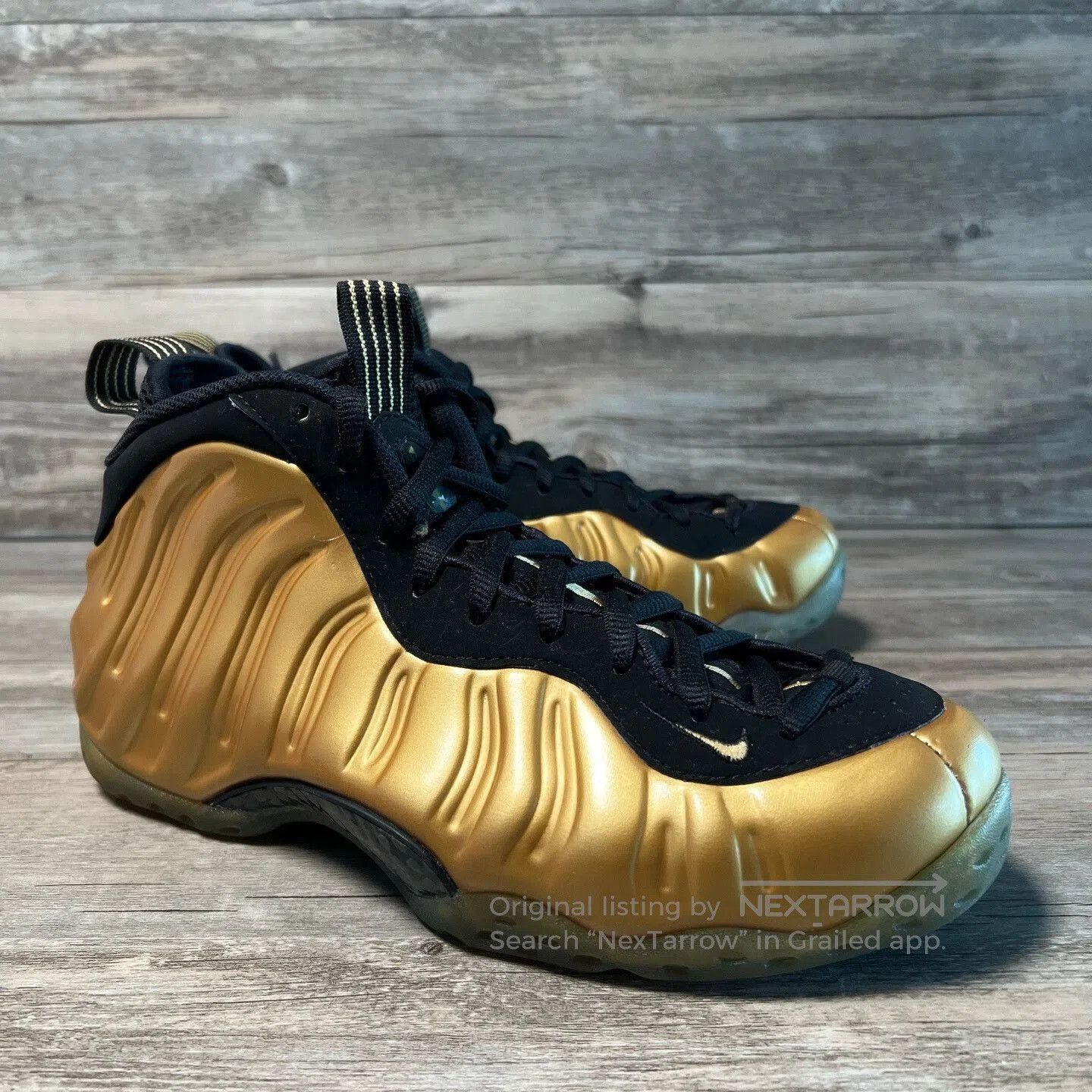 Nike Nike Air Foamposite One Gold. Size US 9.5 / EU 42-43 - 2 Thumbnail