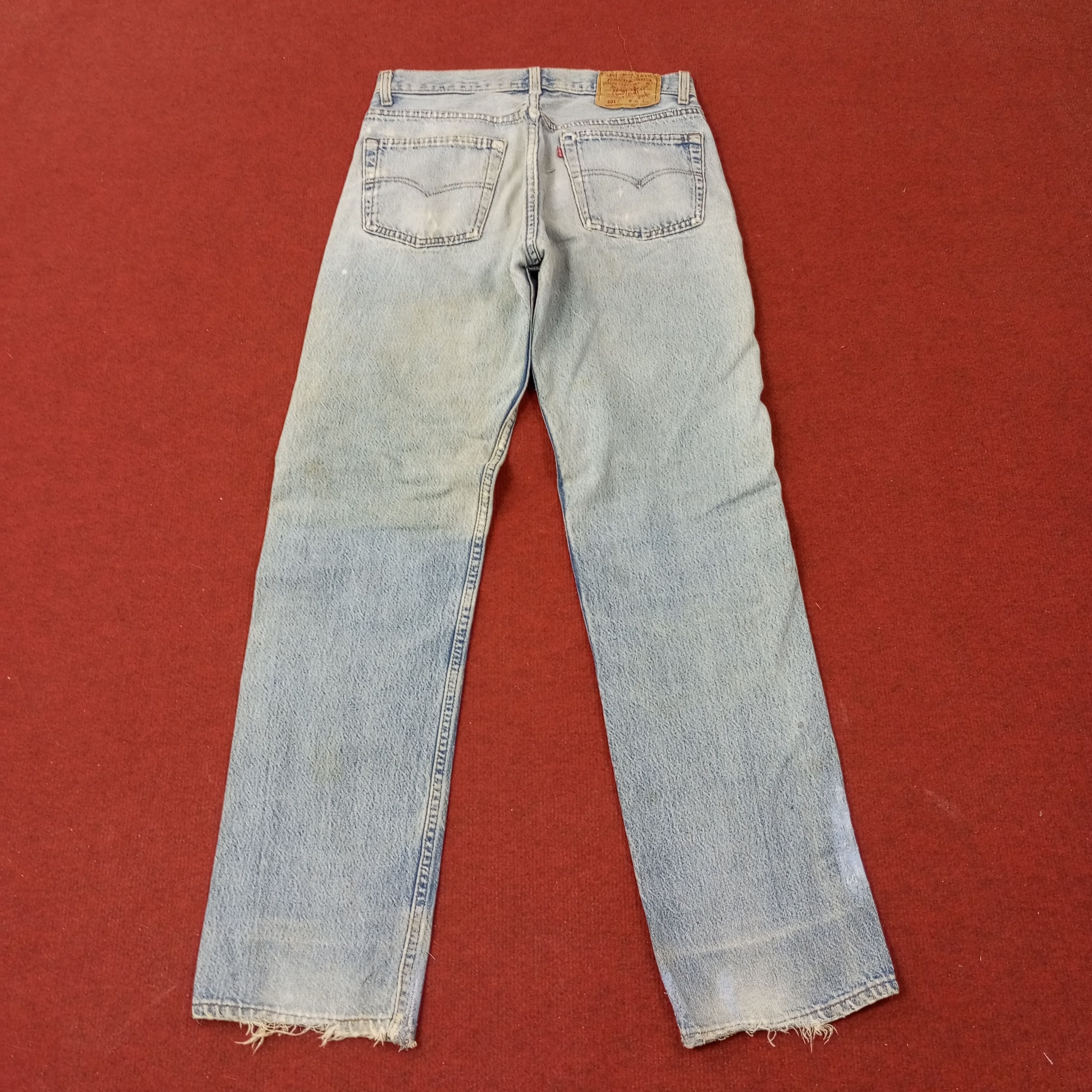 Levi's Levis 501 Made In USA Distressed Jeans c228n23 Size US 30 / EU 46 - 4 Thumbnail