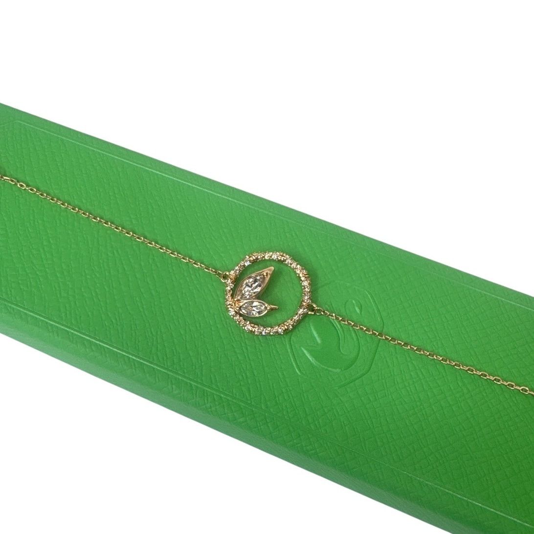 Swarovski Swarovski Dellium bracelet Bamboo, White, Rose gold-tone Size ONE SIZE - 1 Thumbnail