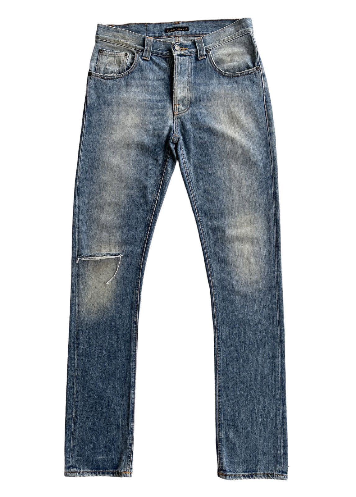 Nudie Jeans Nudie Grim Tim Distressed Denim Size US 30 / EU 46 - 1 Thumbnail