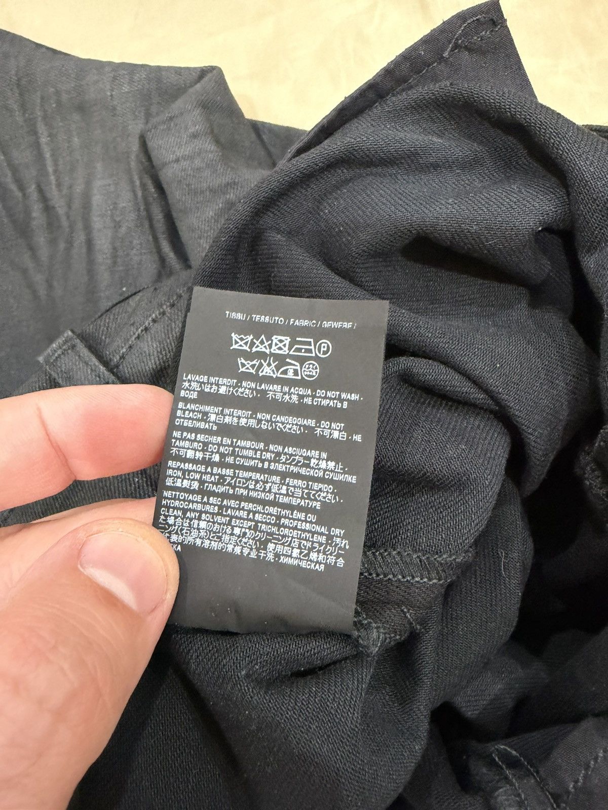 Saint Laurent Paris Saint Laurent Black Skinny Coated Denim Jeans size 33 Size US 33 - 8 Thumbnail