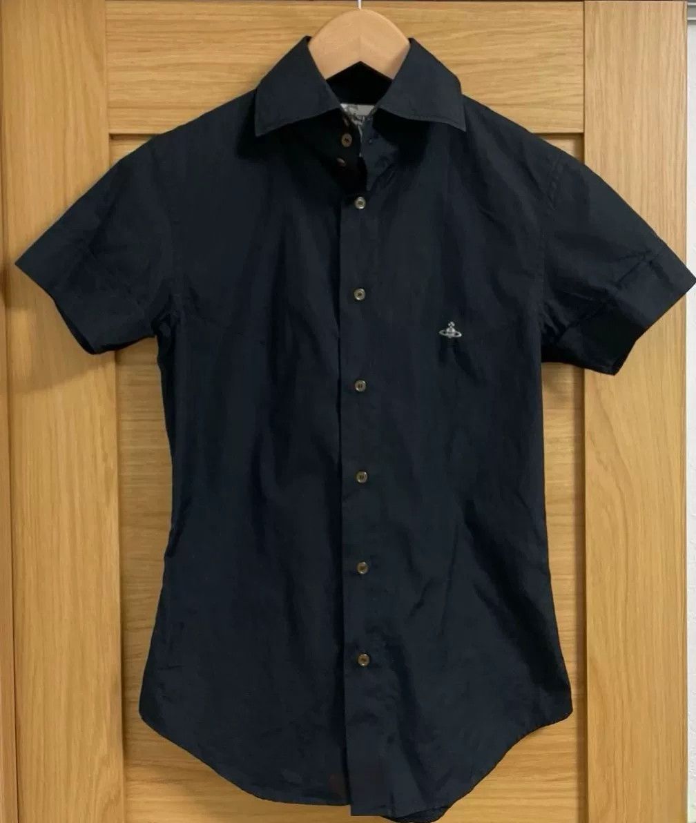 Vivienne Westwood Vivienne Westwood MAN Orb Logo Short-Sleeve Shirt Size US S / EU 44-46 / 1 - 1 Thumbnail