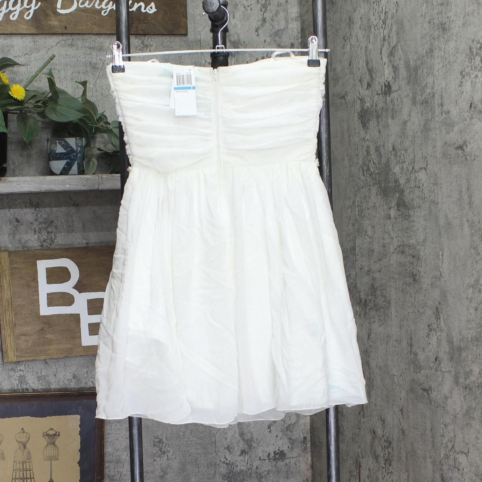 Other City Studios Embellished Pleated-bodice Party Dress White 9 Size M / US 6-8 / IT 42-44 - 2 Thumbnail