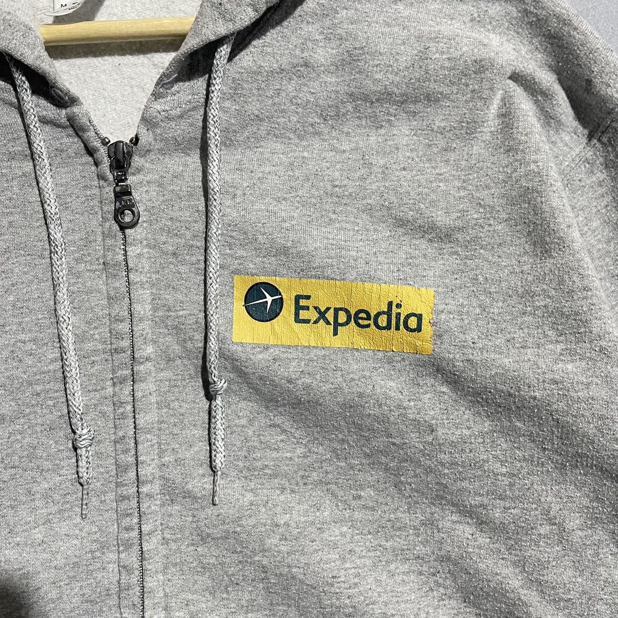 Vintage Vintage Expedia “Busy Bee” Mascot Zip Hoodie – Grey – Size M Size US M / EU 48-50 / 2 - 4 Thumbnail