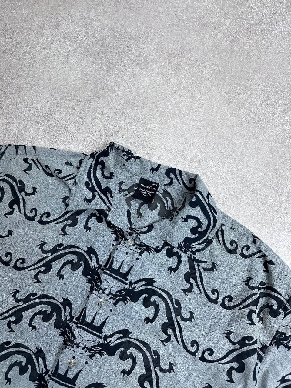 Japanese Brand Vintage Japanese Style Dragons Y2K Shirt M Size US M / EU 48-50 / 2 - 2 Thumbnail