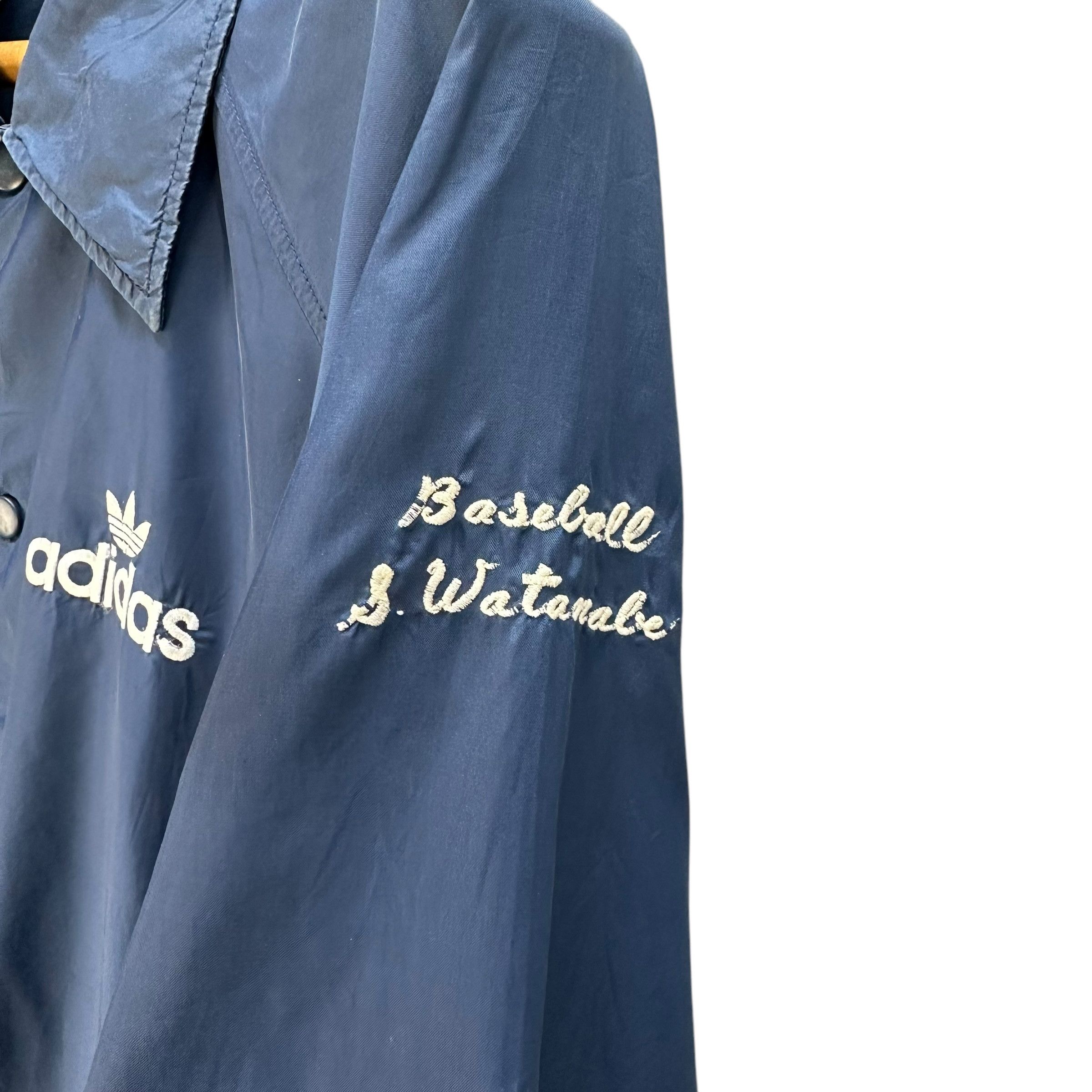 Adidas 90's ADIDAS Baseball & Watanabe Light Jacket #A77-1870 Size US XL / EU 56 / 4 - 7 Thumbnail