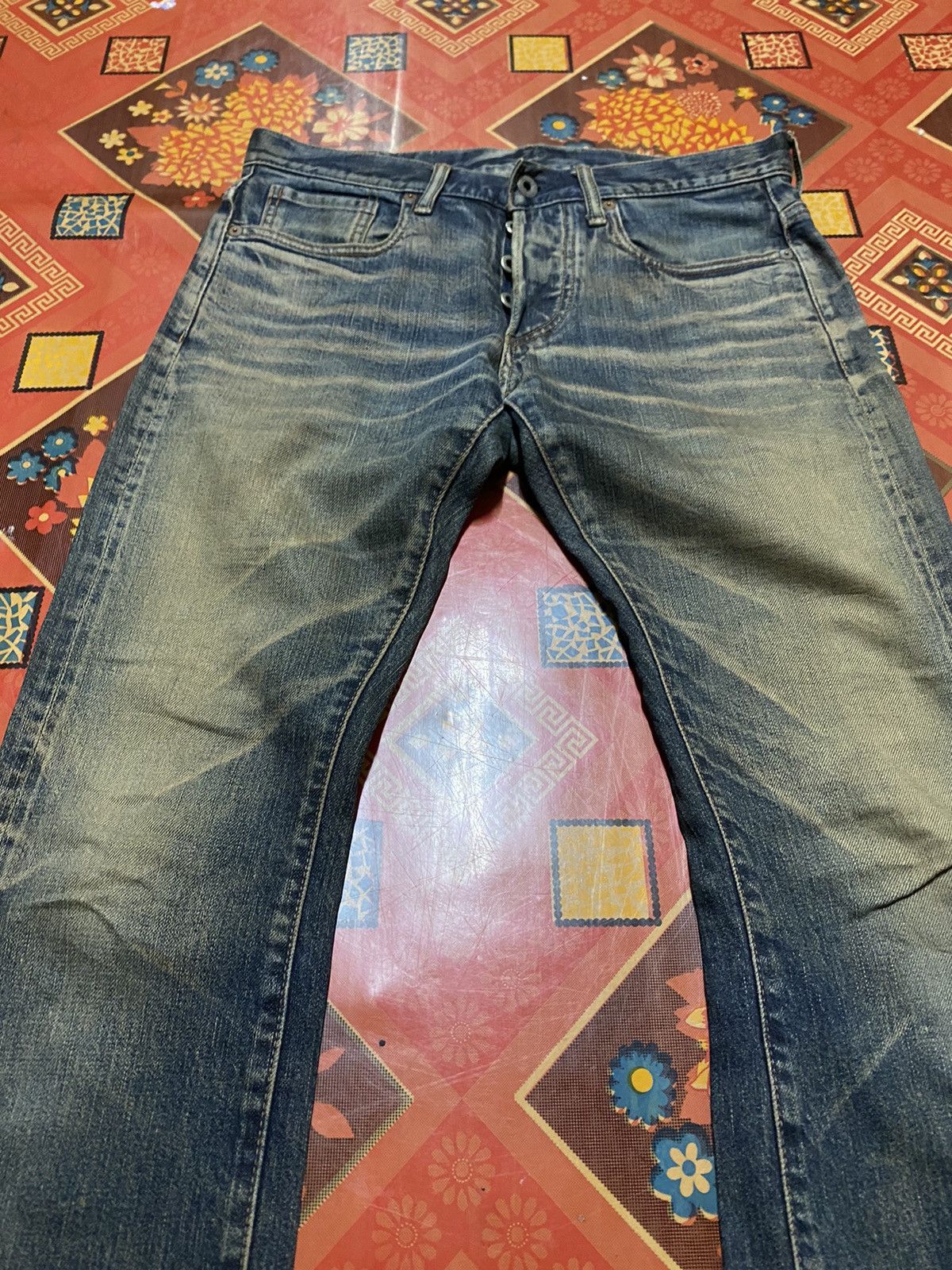 Hysteric Glamour Japan 🇯🇵 mark rusty selvedge Size US 30 / EU 46 - 3 Thumbnail