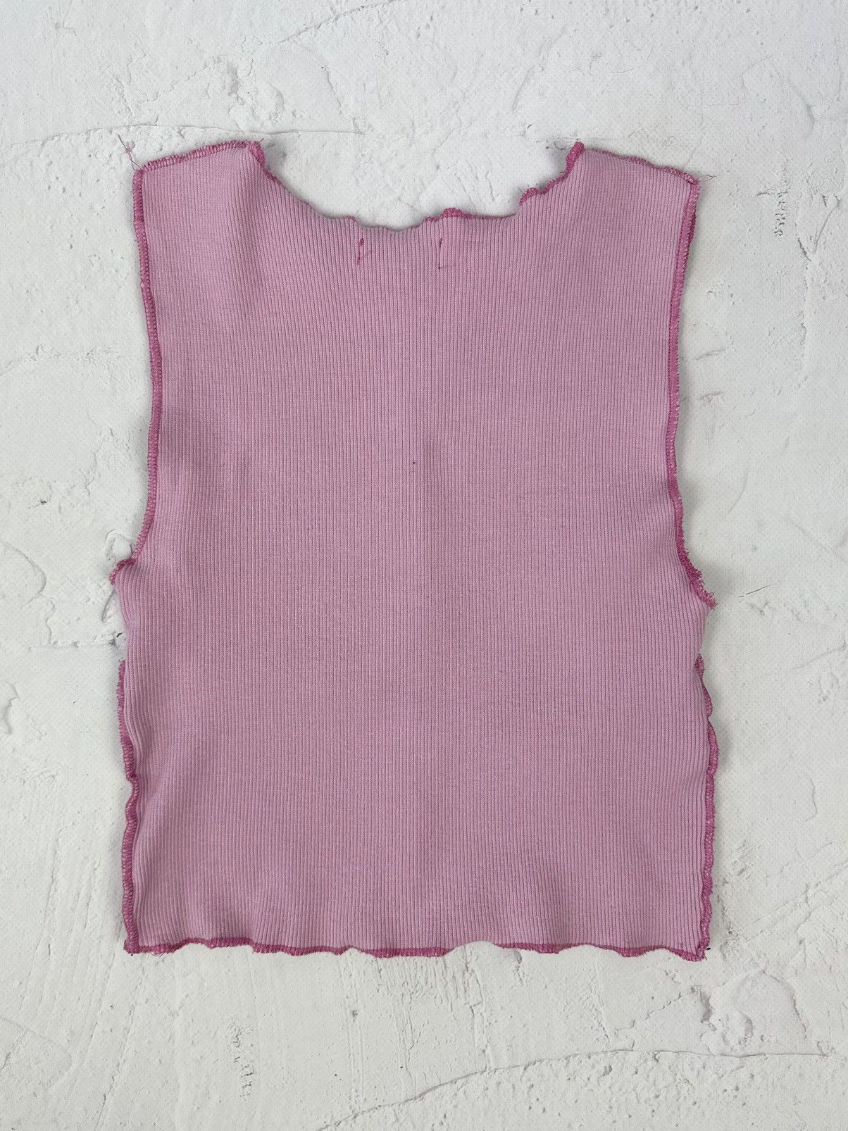 Japanese Brand × Vintage Vintage Patchwork Pink Crop Top Size S / US 4 / IT 40 - 4 Thumbnail