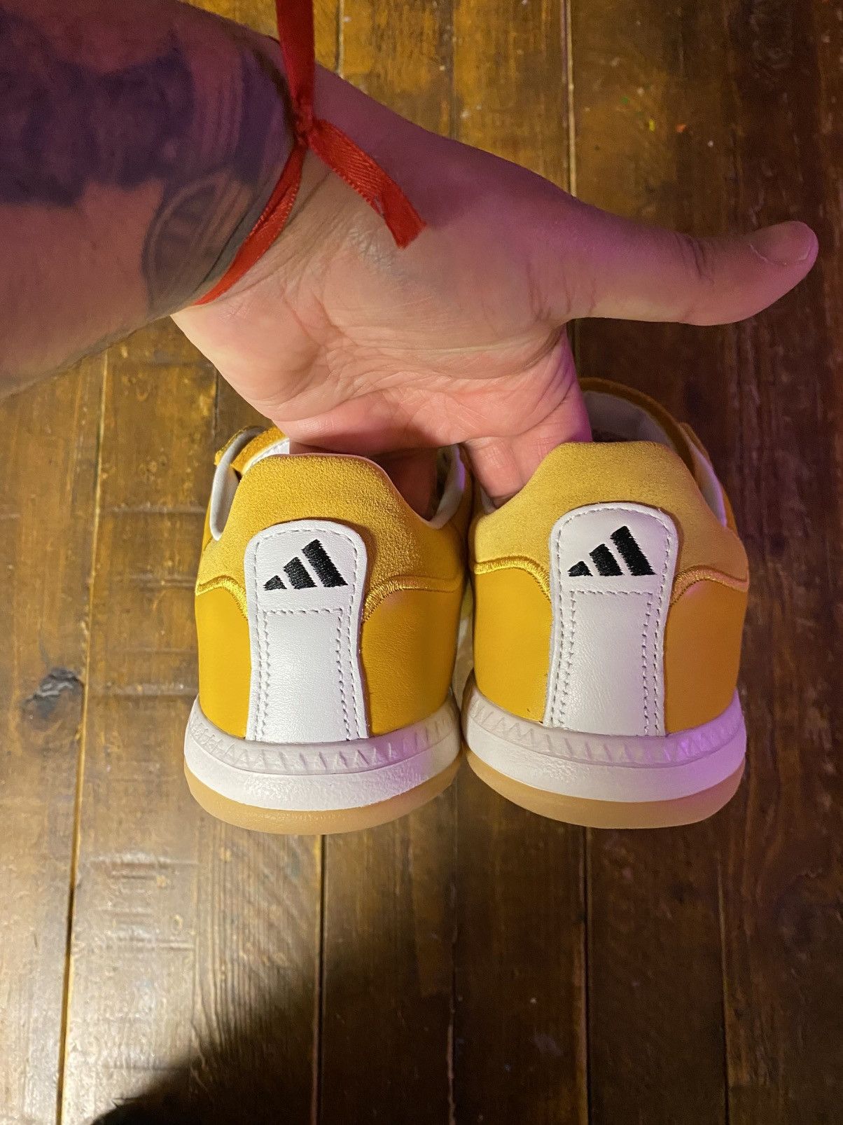 Adidas Adidas Samba MN “Crew Yellow” Size US 9 / EU 42 - 4 Thumbnail