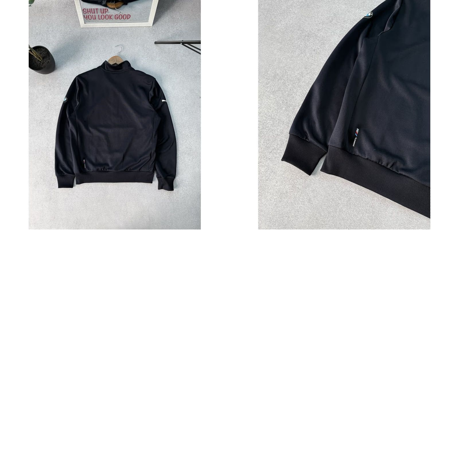 Puma PUMA BMW Motorsport Full Zip Sweatshirt Jacket Men M Navy Blue Racing PUMA BMW Jacket Pullover Hooded Graphic Print Pockets Size US M / EU 48-50 / 2 - 8 Thumbnail