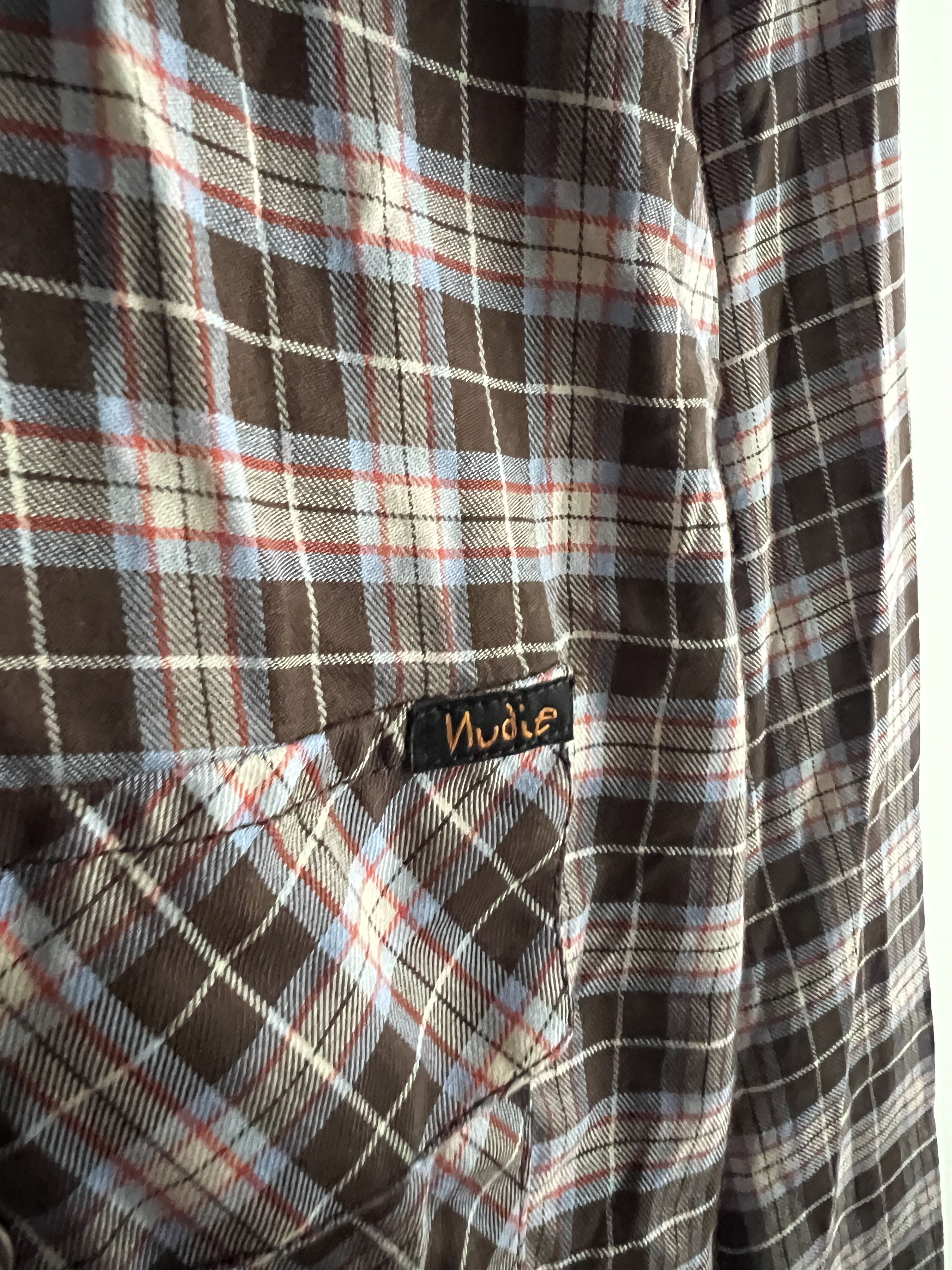 Designer × Japanese Brand × Nudie Jeans Nudie Jeans Checked Shirt Button Up Slim Size US M / EU 48-50 / 2 - 6 Thumbnail