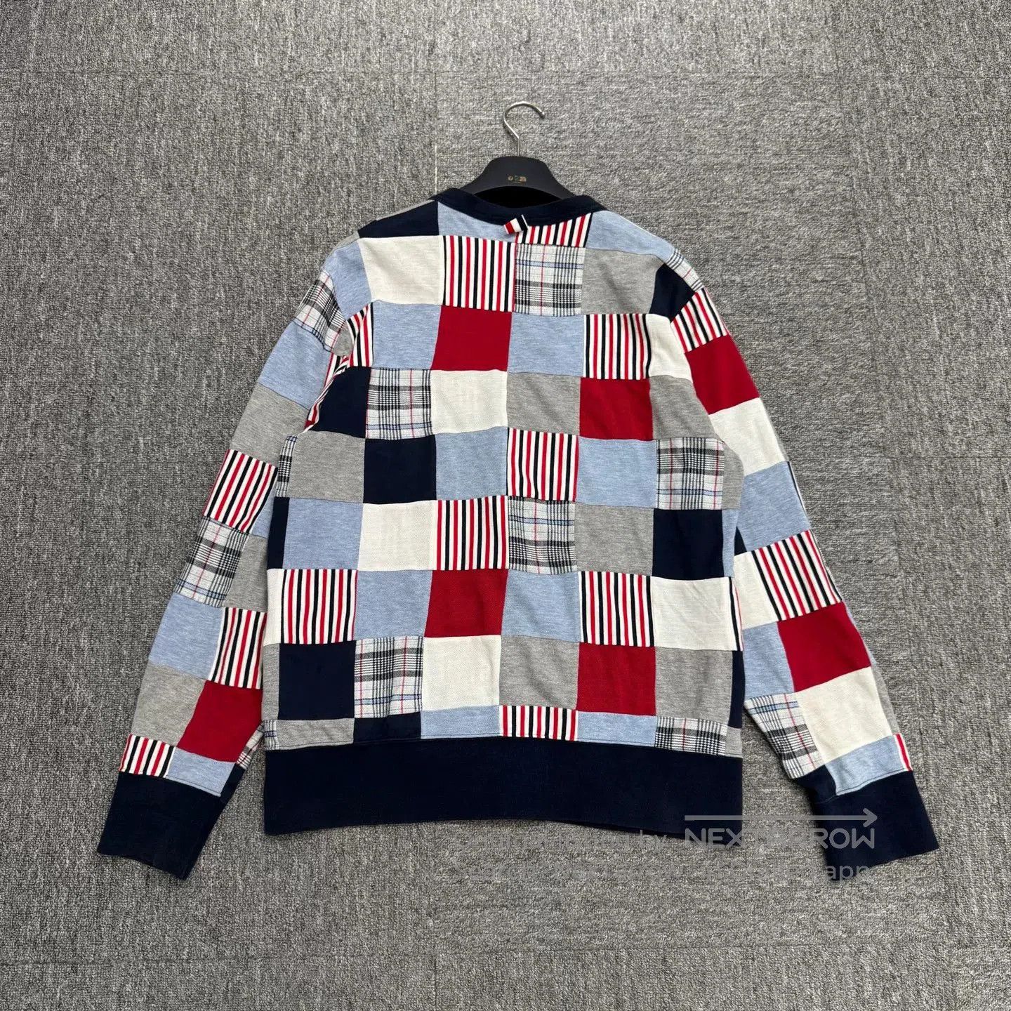 Thom Browne Thom Browne Checkerboard Patchwork Cardigan. Size US L / EU 52-54 / 3 - 6 Thumbnail