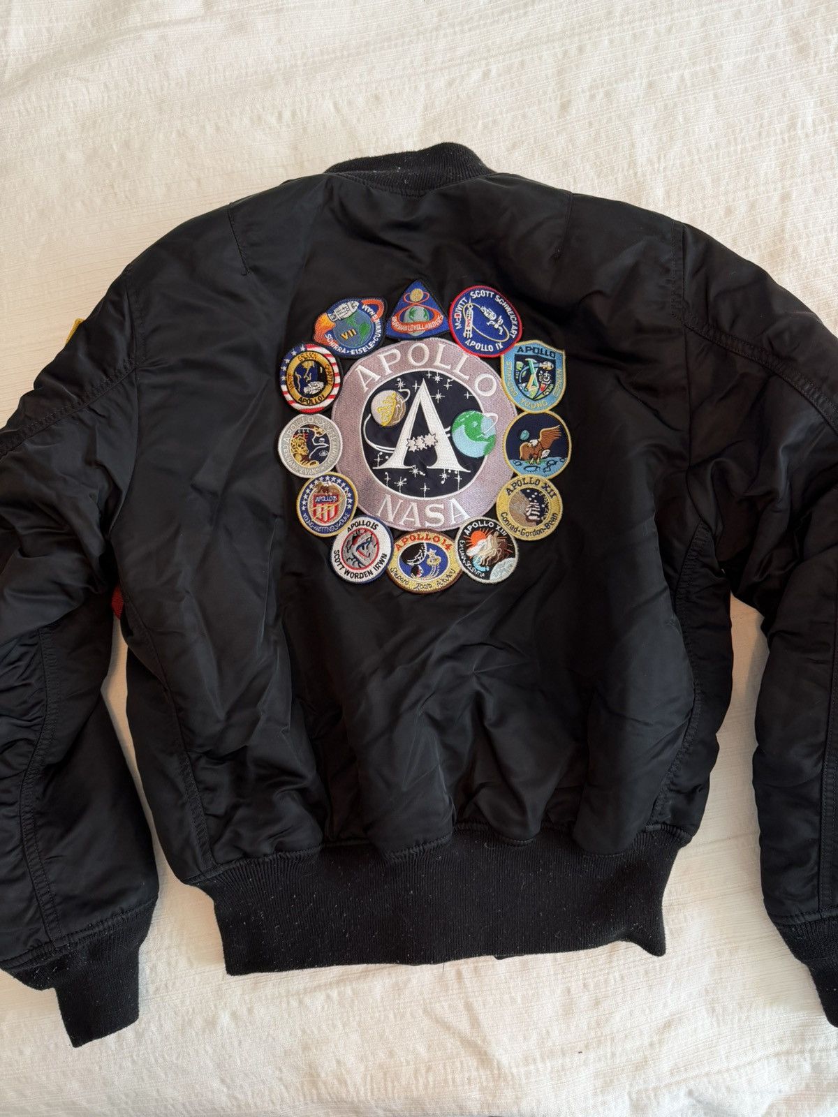 Alpha Industries Alpha Industries NASA Apollo Bomber Jacket Flight Patches Size US S / EU 44-46 / 1 - 2 Thumbnail