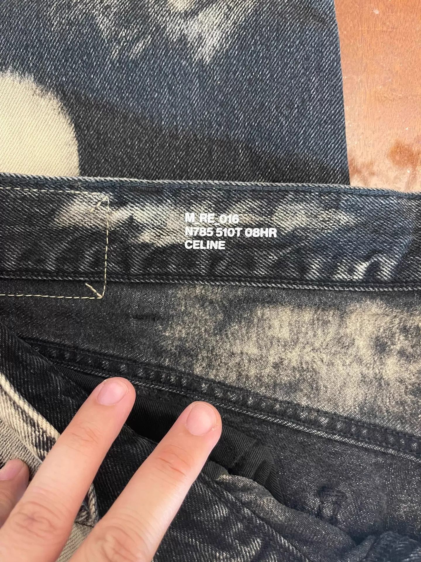 Celine CELINE tie-dye pants 33 Size US 33 - 5 Thumbnail