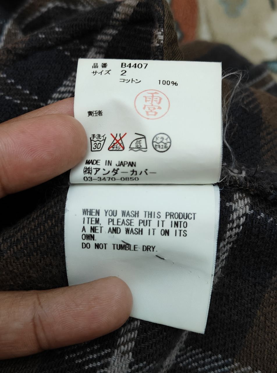 Jun Takahashi Undercover Flannel Shirt Size US M / EU 48-50 / 2 - 8 Thumbnail