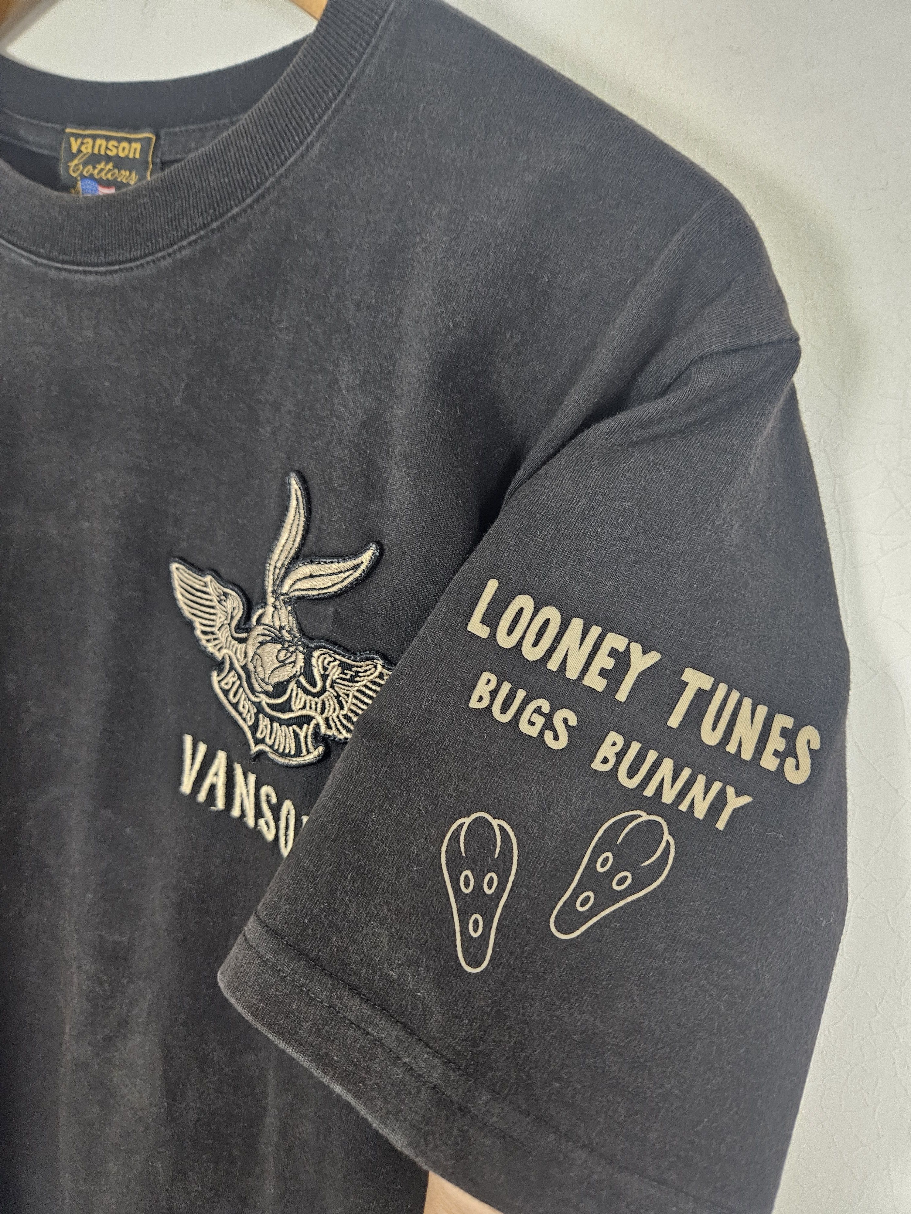Cartoon Network × Vanson Leathers Vanson X Looney Tunes Bugs Bunny tee shirt Size US M / EU 48-50 / 2 - 4 Thumbnail