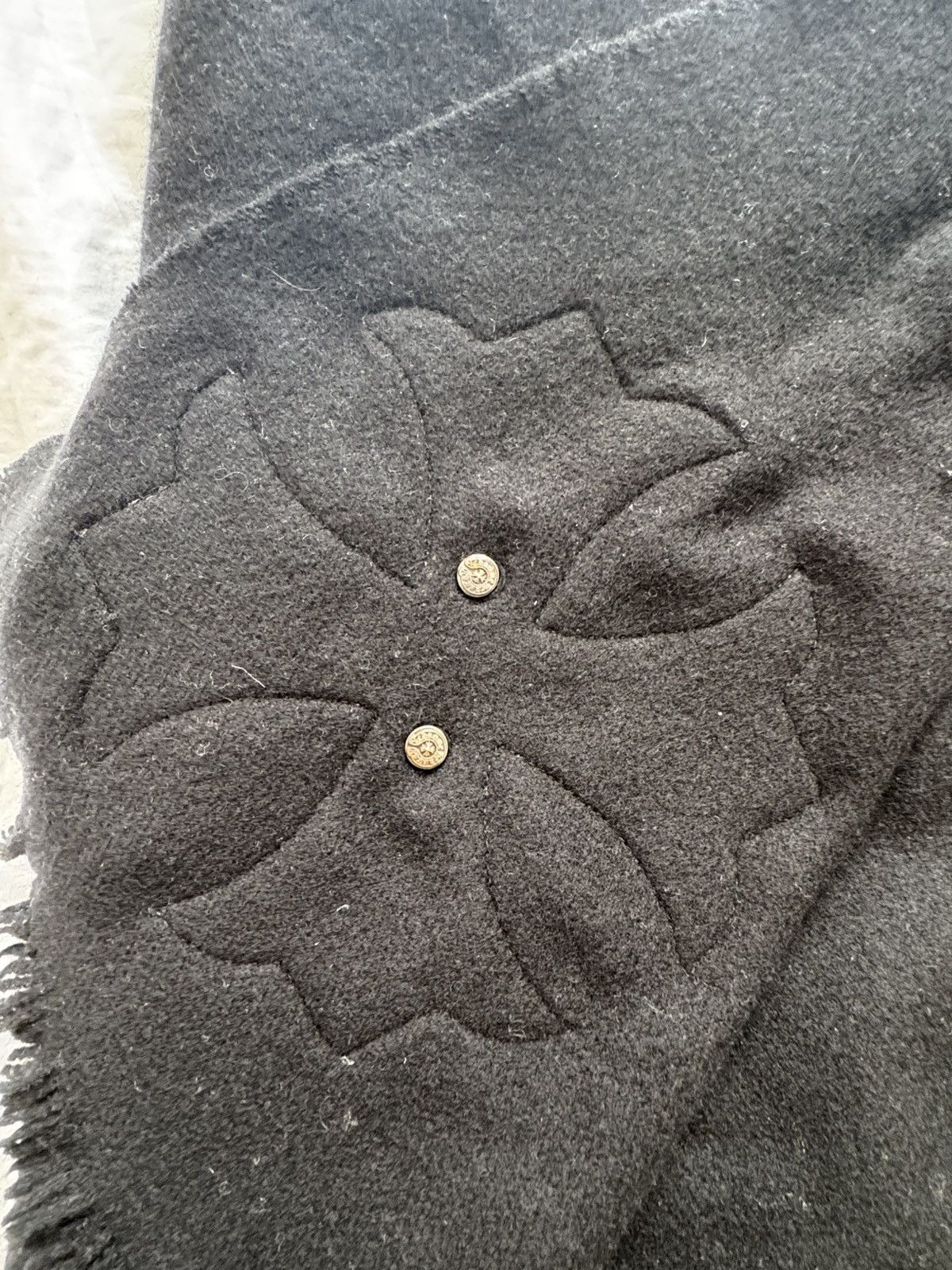 Chrome Hearts Chrome Hearts 100% Cashmere throw Size ONE SIZE - 6 Thumbnail