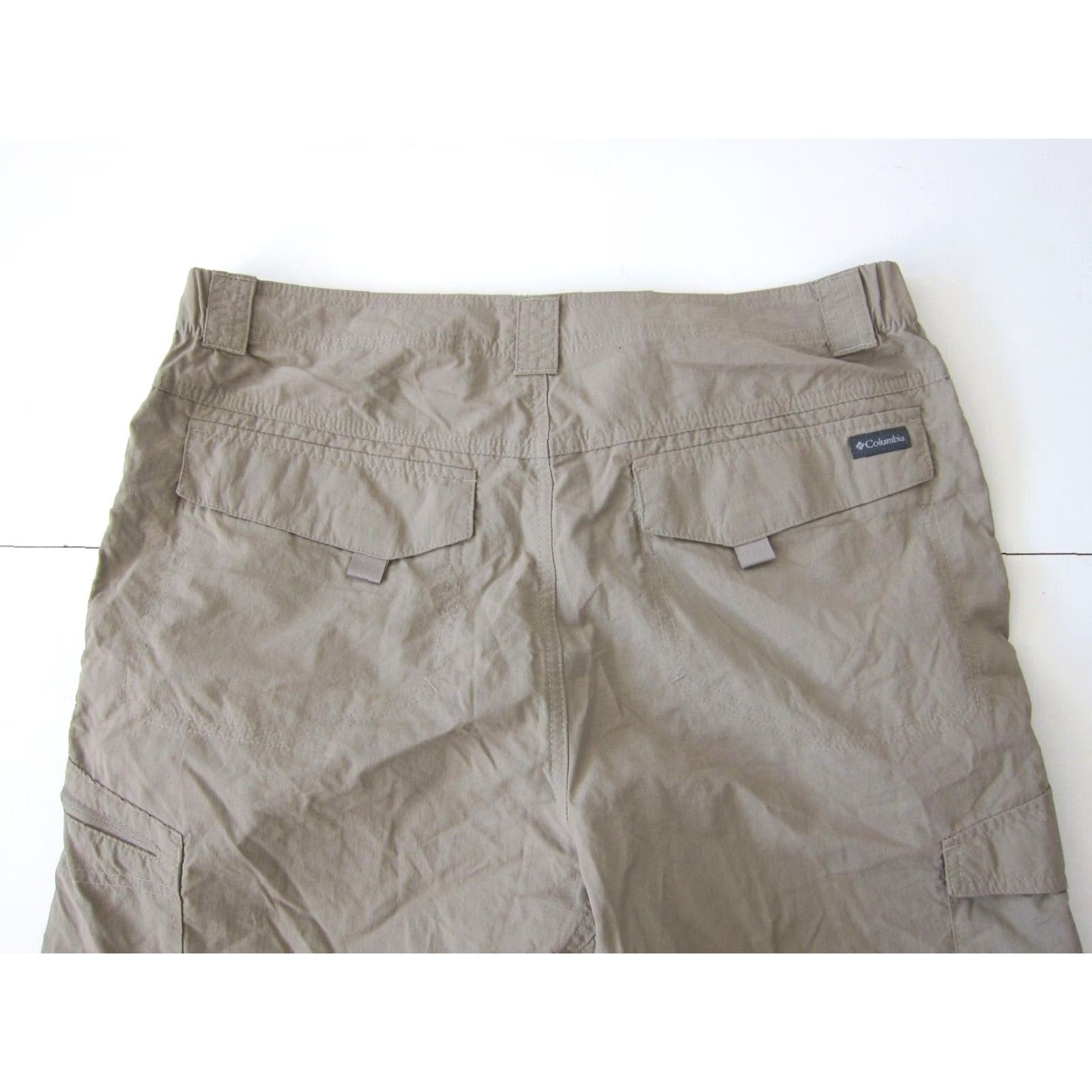 Vintage Columbia Nylon Beige Brown Pocket Lightweight Cargo Short Men 36 Size US 36 / EU 52 - 6 Thumbnail