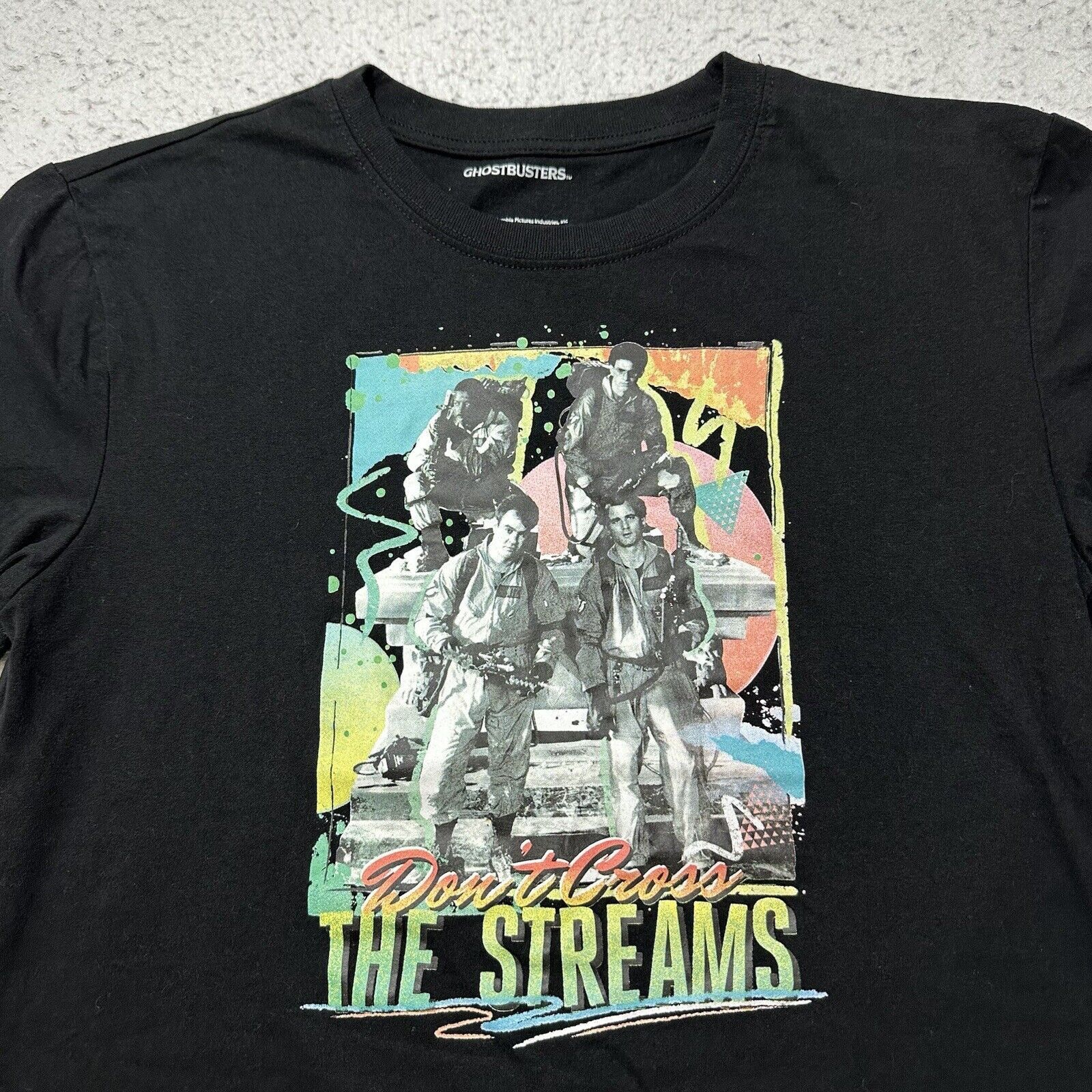 Other Ghostbusters Don't Cross The Streams Medium Black T Shirt Size US M / EU 48-50 / 2 - 2 Thumbnail