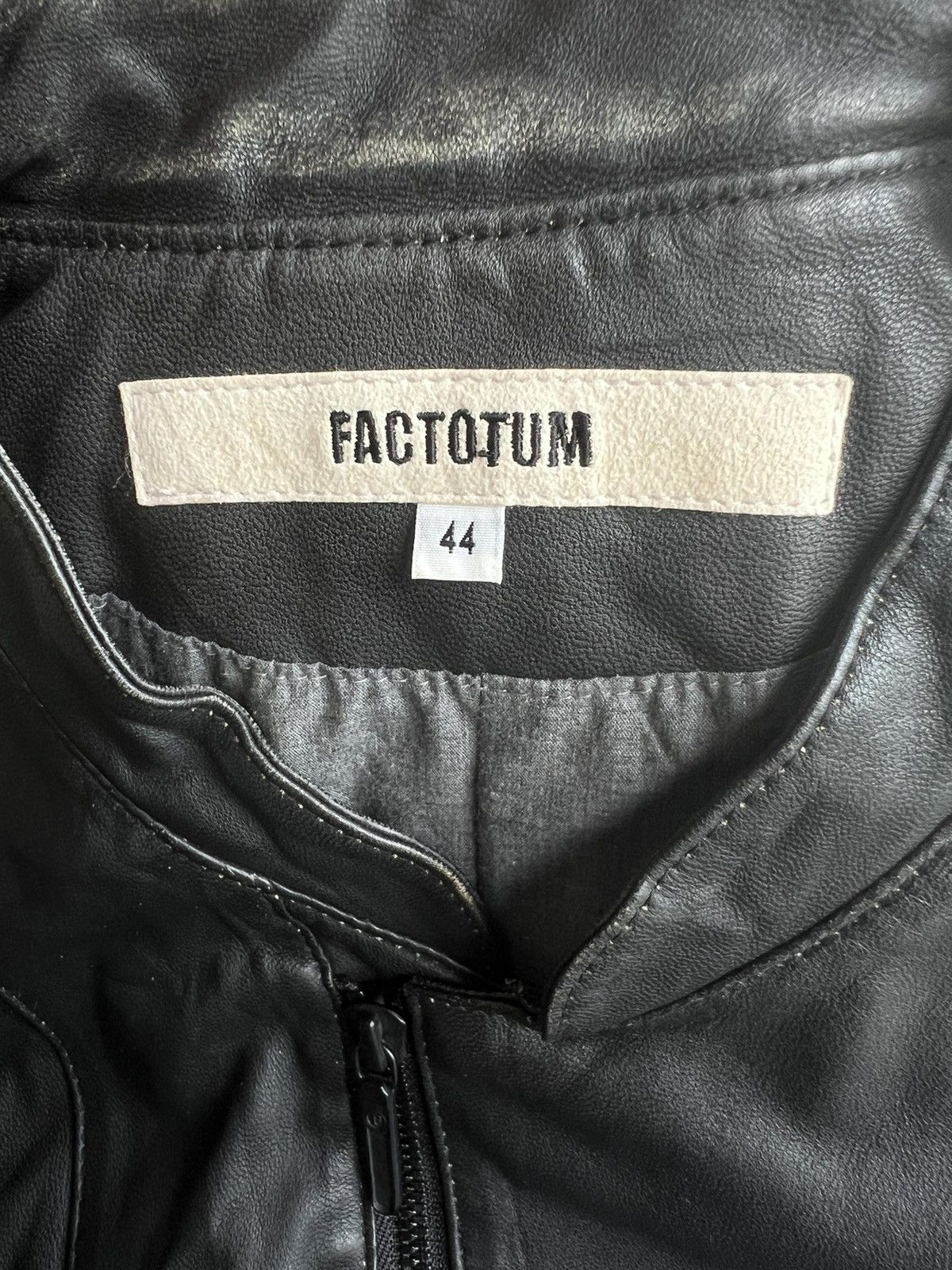 FACTOTUM Factotum 🇯🇵 Elongated Sleeve Post Apocalypse Leather Jacket Size US S / EU 44-46 / 1 - 11 Thumbnail