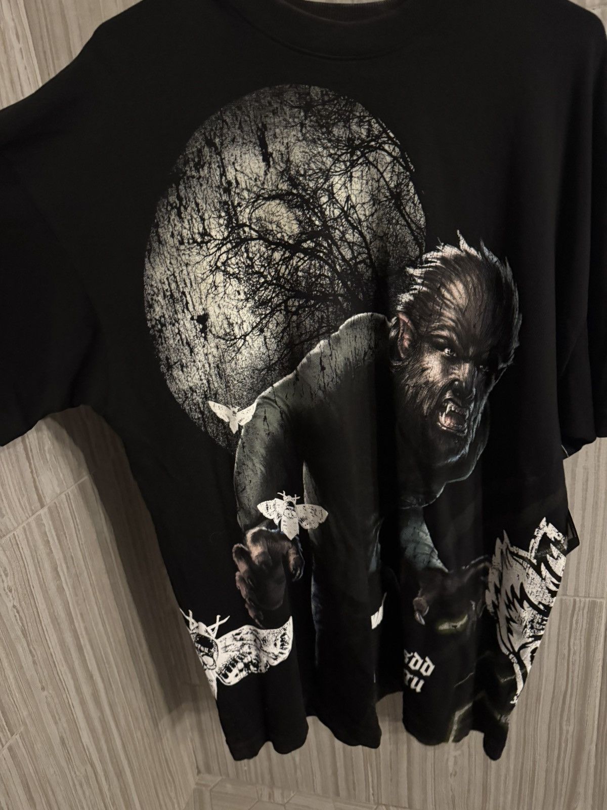 Darc Sport The Wolf Man "Side By Side" Oversized Premium Tee Size US M / EU 48-50 / 2 - 2 Thumbnail
