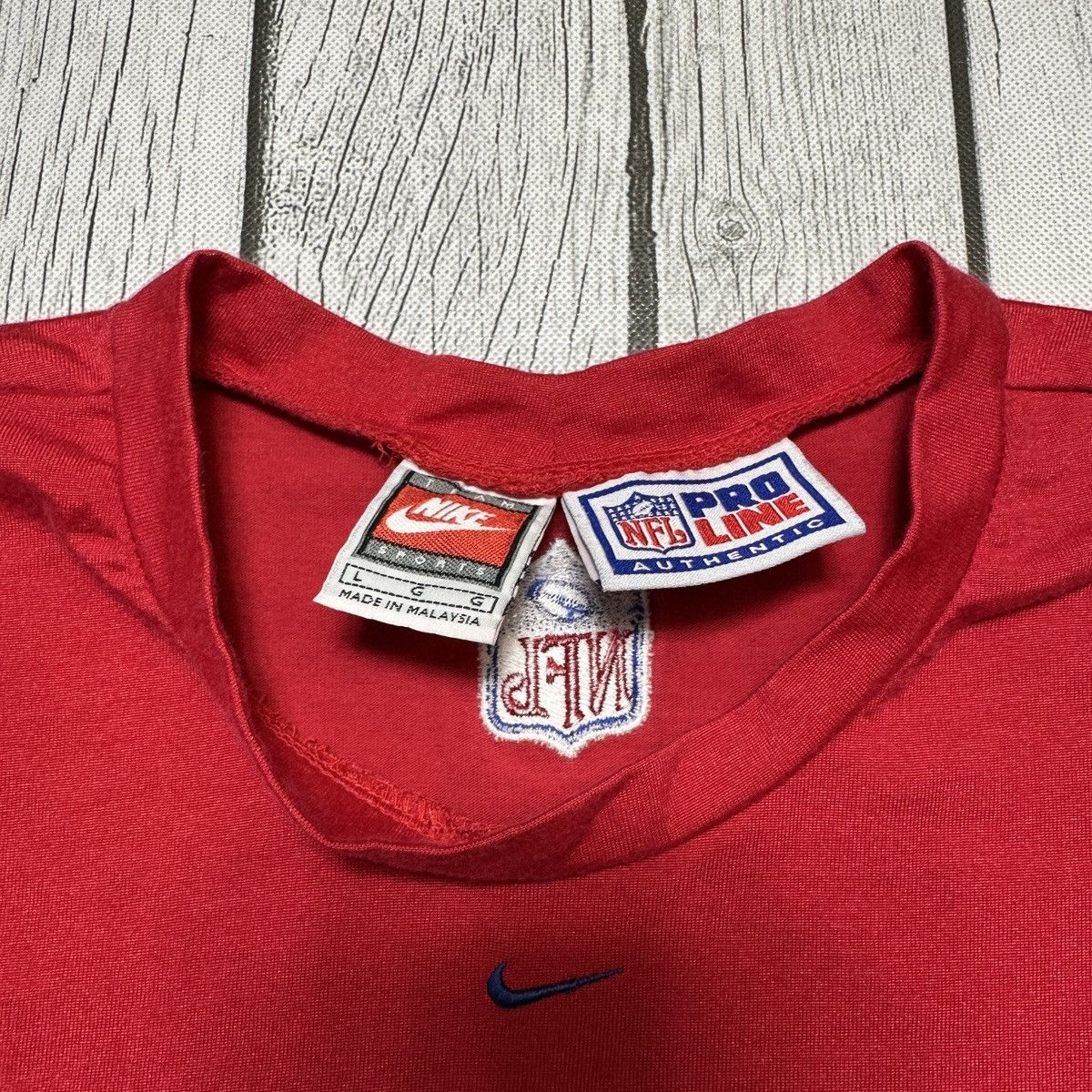 NFL × Nike × Vintage Vintage New York Giants long sleeve tee Size US L / EU 52-54 / 3 - 4 Thumbnail