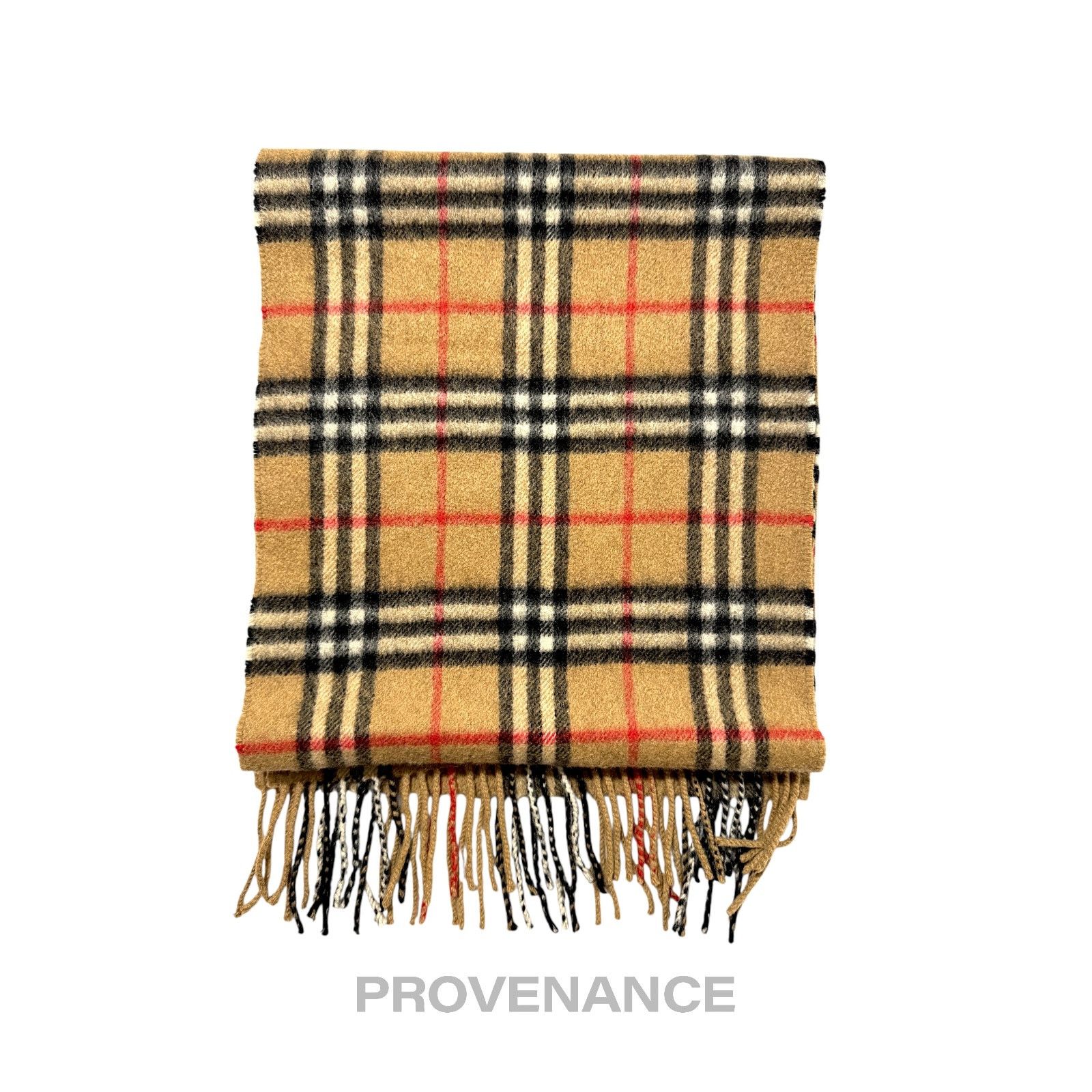 Burberry 🔴 Burberry Scarf - Nova Check Cashmere Size ONE SIZE - 3 Thumbnail